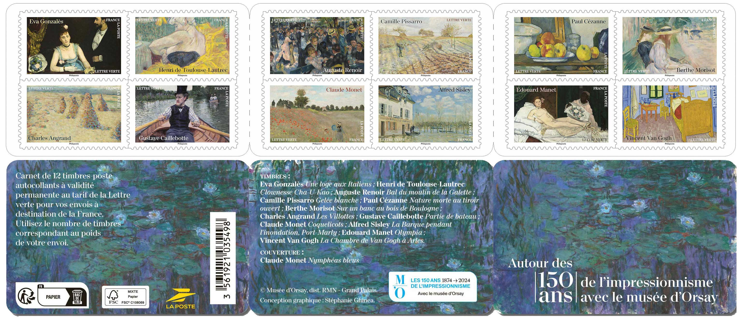 2024 AUTOUR DES 150 ANS DE L’IMPRESSIONNISME AVEC LE MUSÉE D’ORSAY