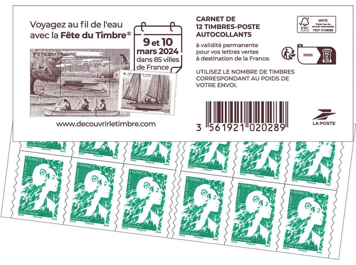2024 Carnet FÊTE DU TIMBRE