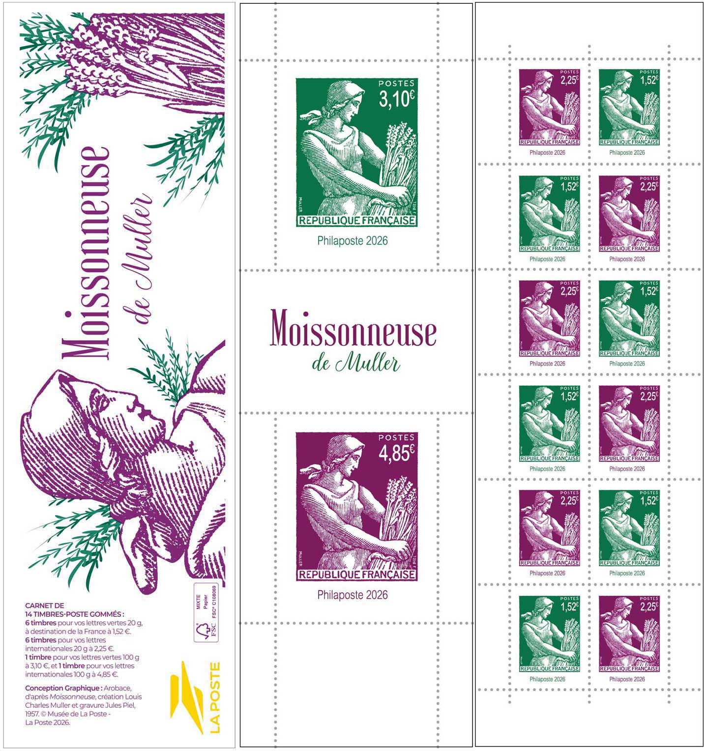 2026 CARNET MOISSONNEUSE DE MULLER