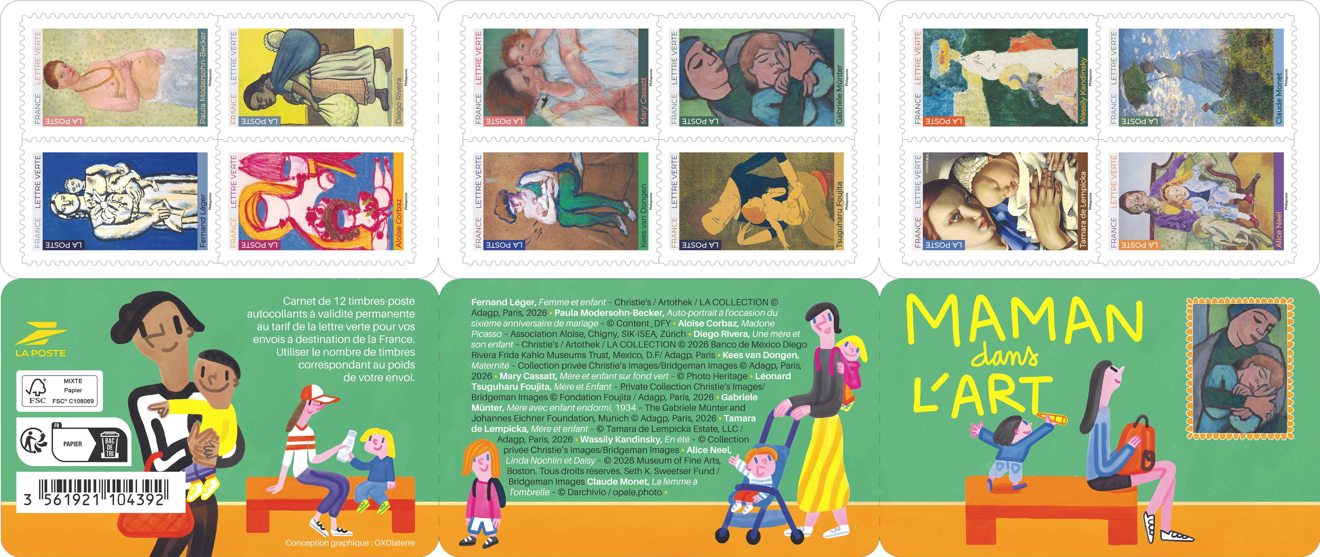2026 CARNET MAMAN DANS L’ART