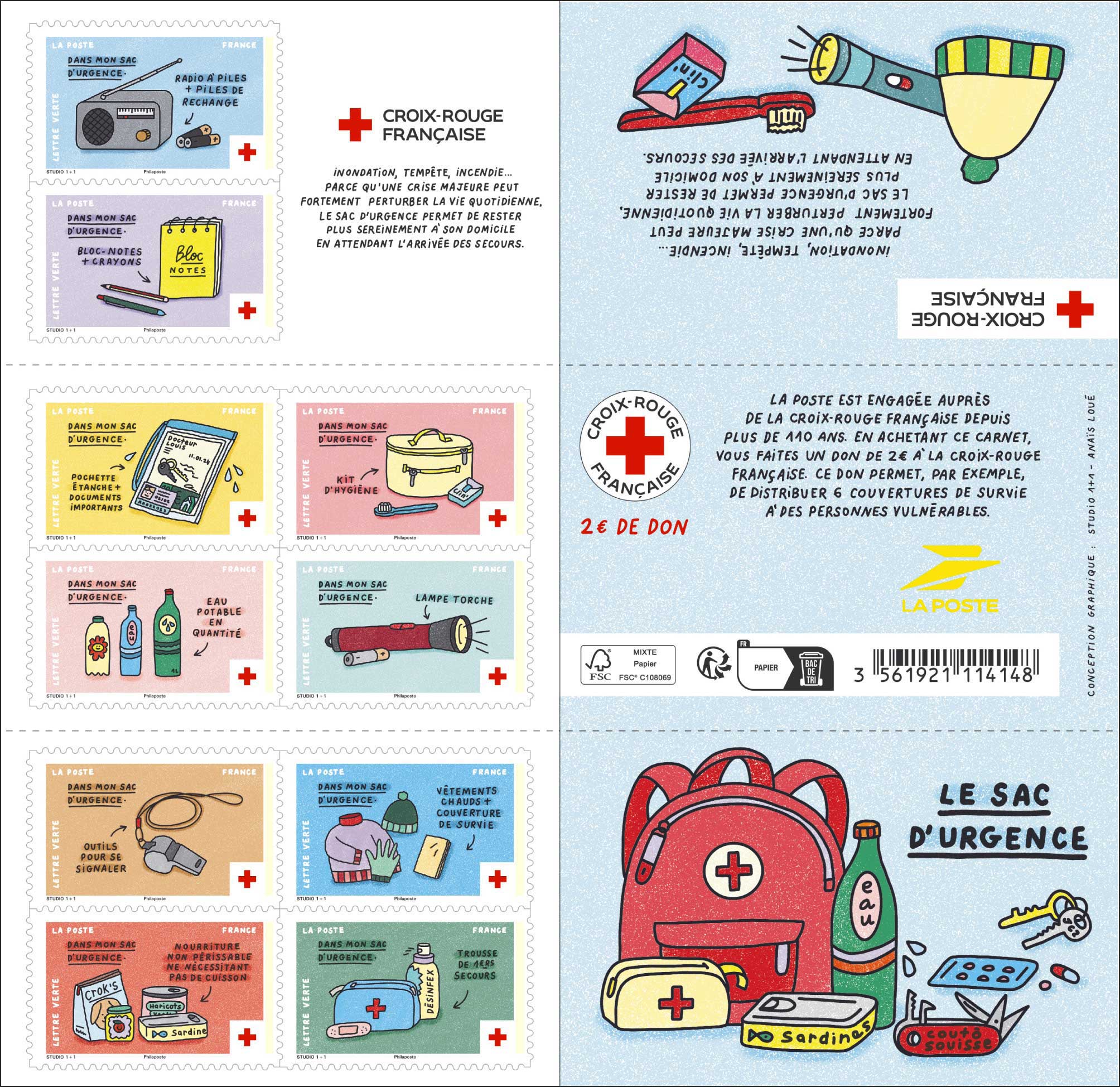 2026 CROIX-ROUGE FRANÇAISE - Le sac d'urgence