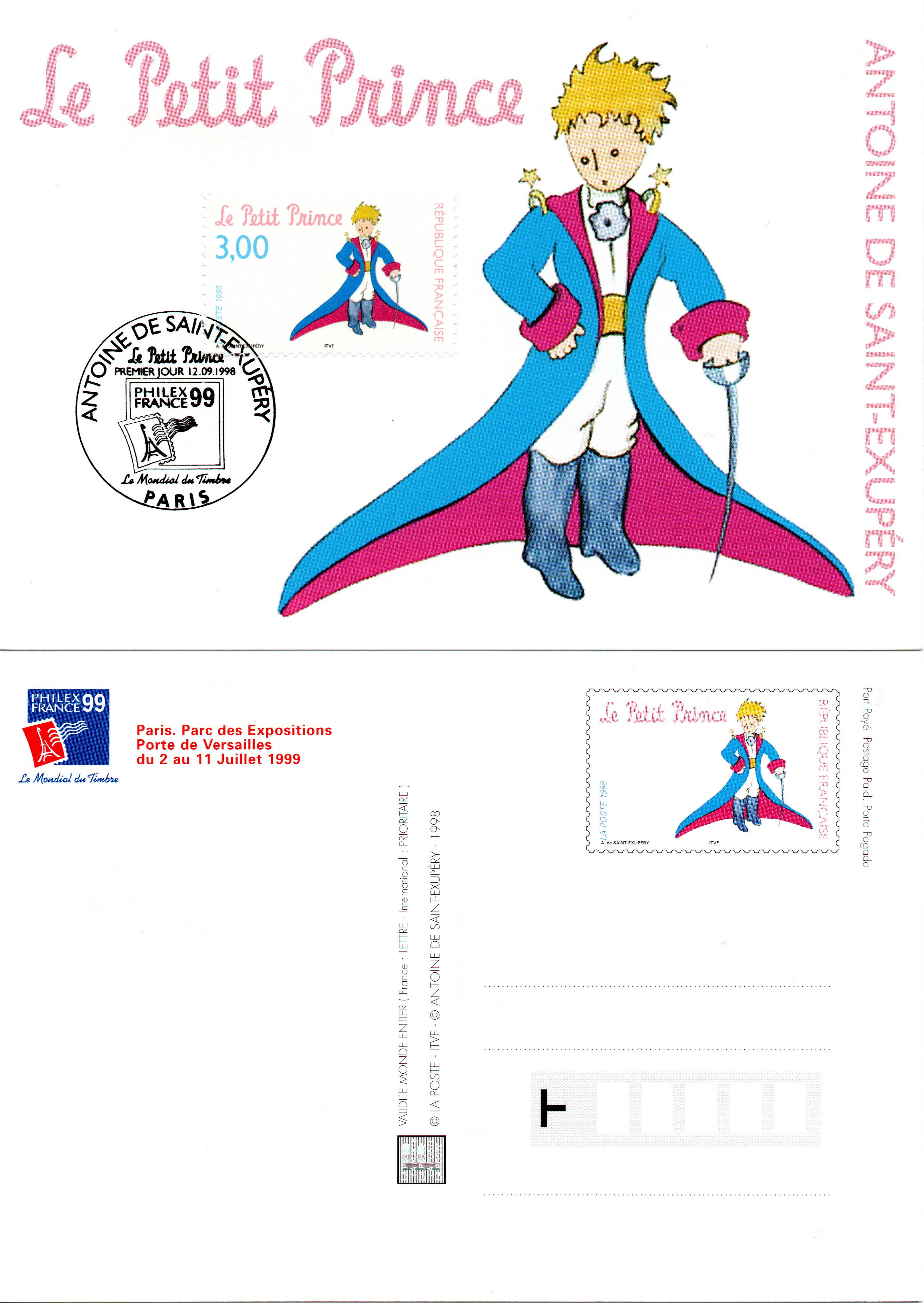 1998 Le Petit Prince d'Antoine de Saint-Exupéry