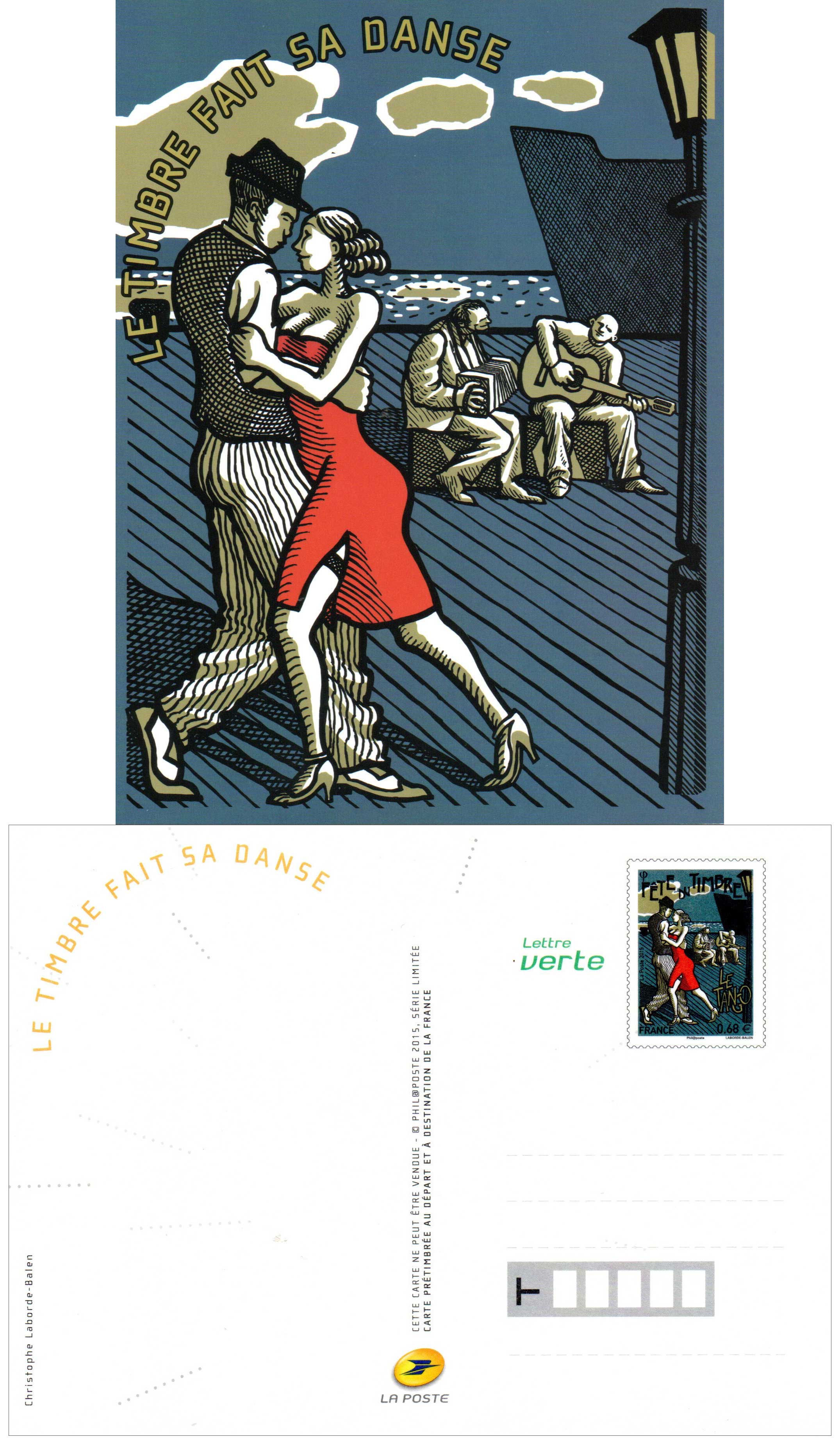 2015 Fête du timbre - Le timbre fait sa danse 2015 - Le Tango