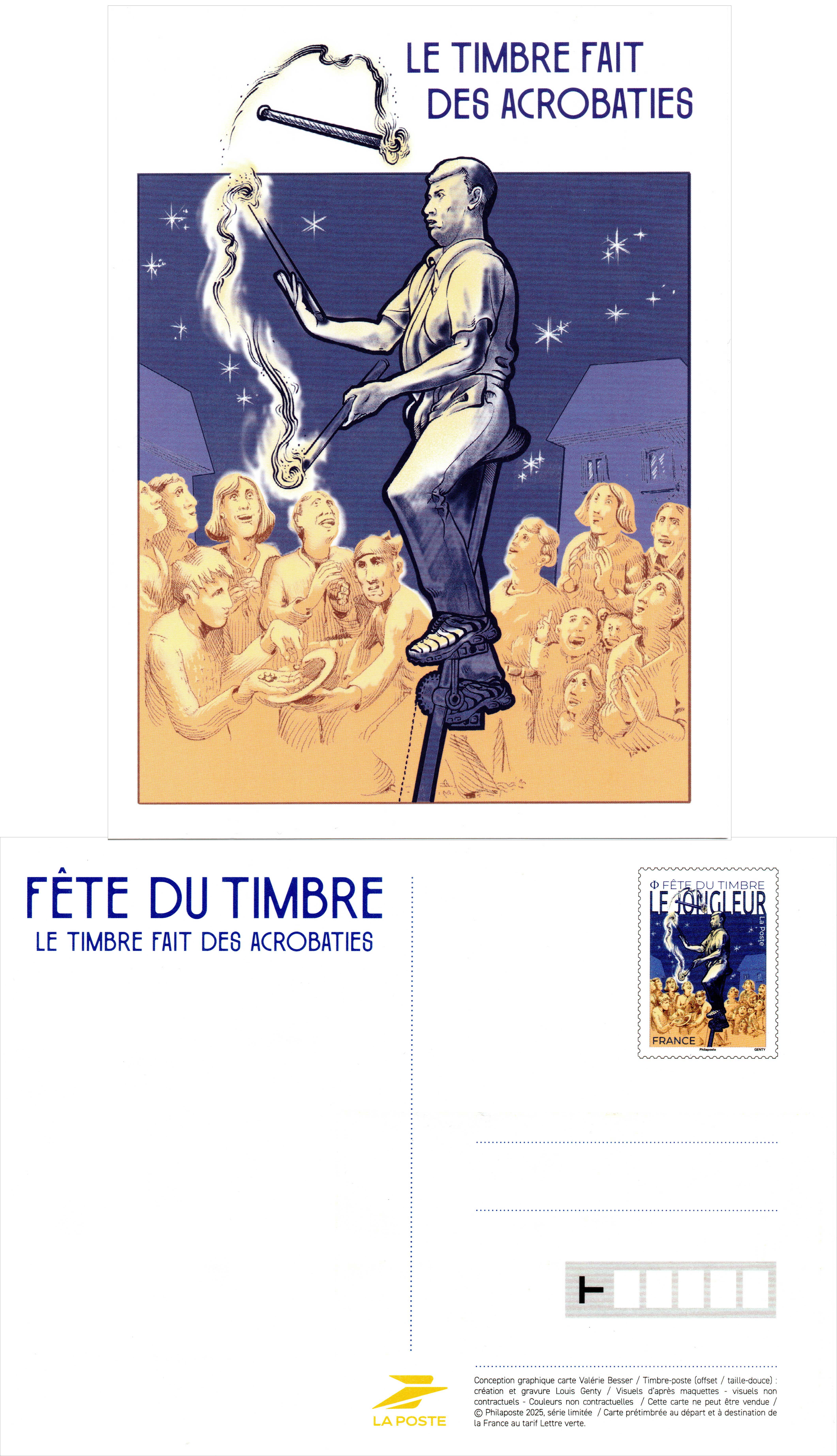 2025 Fête du Timbre - Le Timbre fait des acrobaties