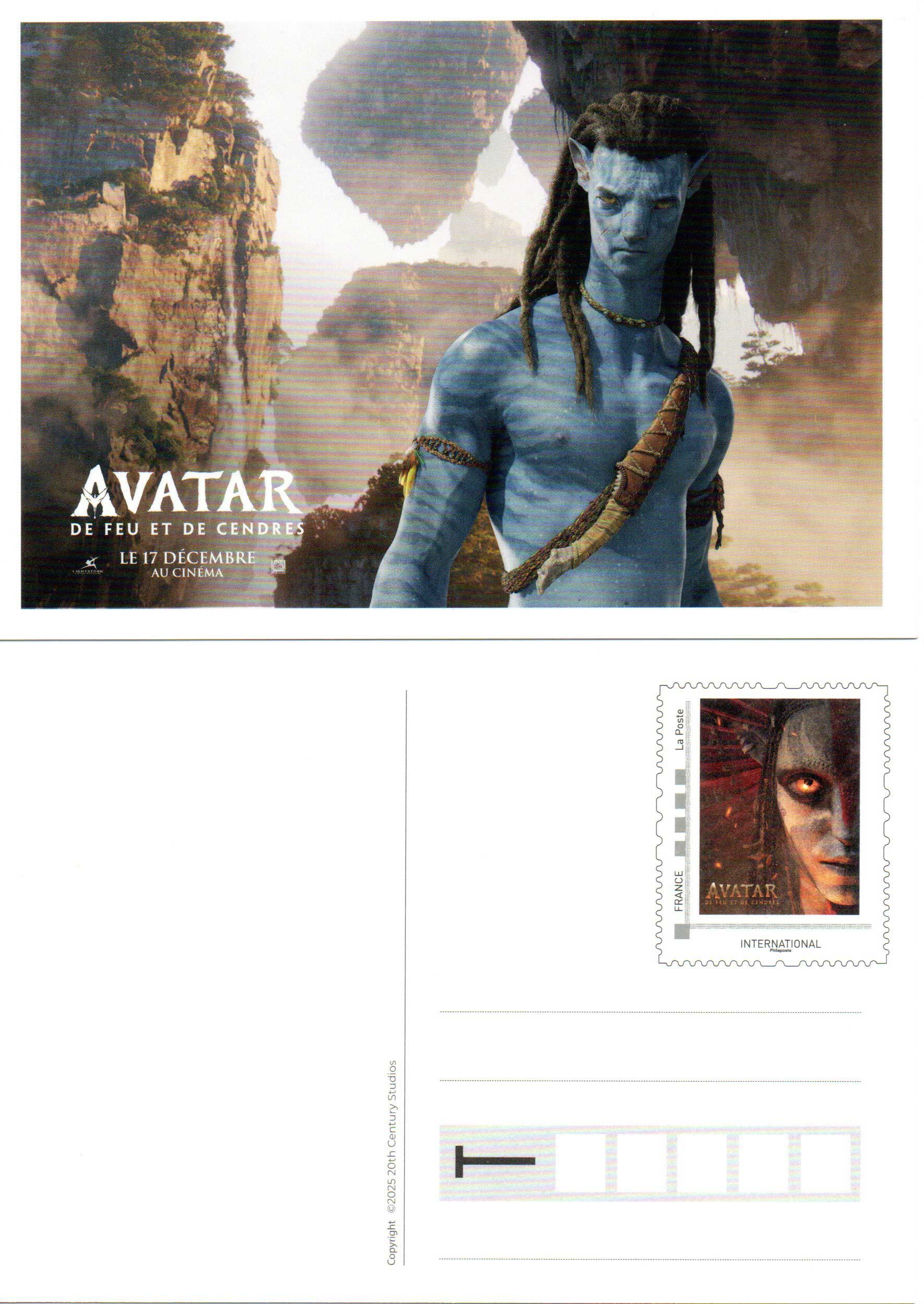 2026 #NFTimbre6.1– AVATAR - de feu et de cendres