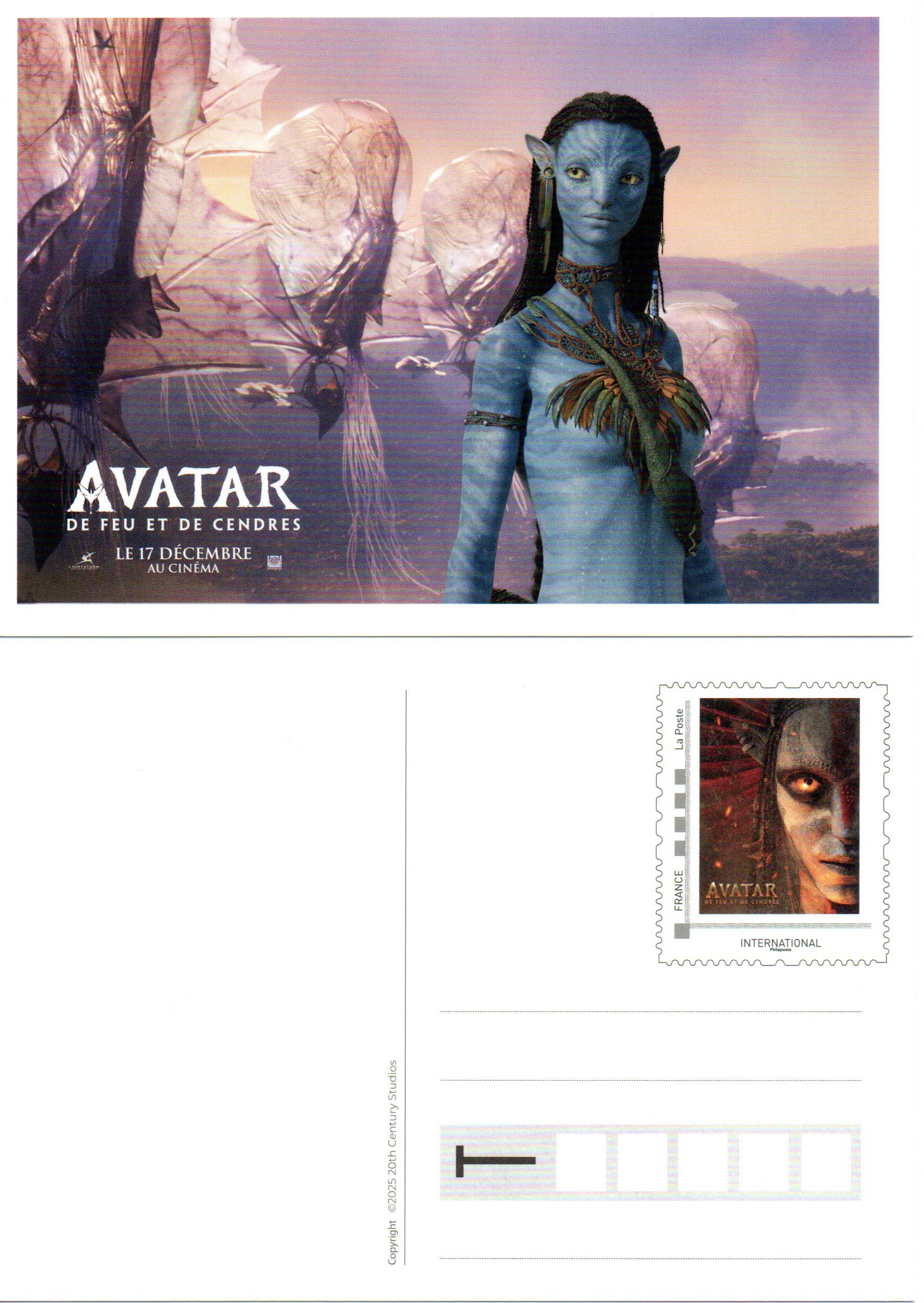 2026 #NFTimbre6.2– AVATAR - de feu et de cendres