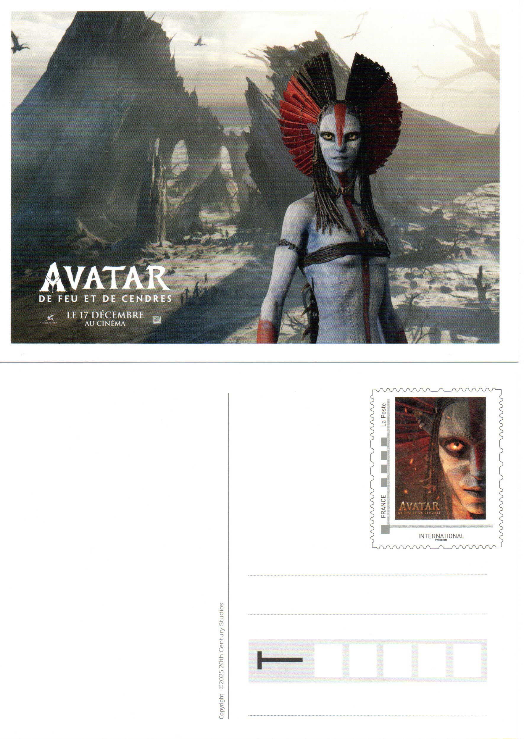 2026 #NFTimbre6.3– AVATAR - de feu et de cendres