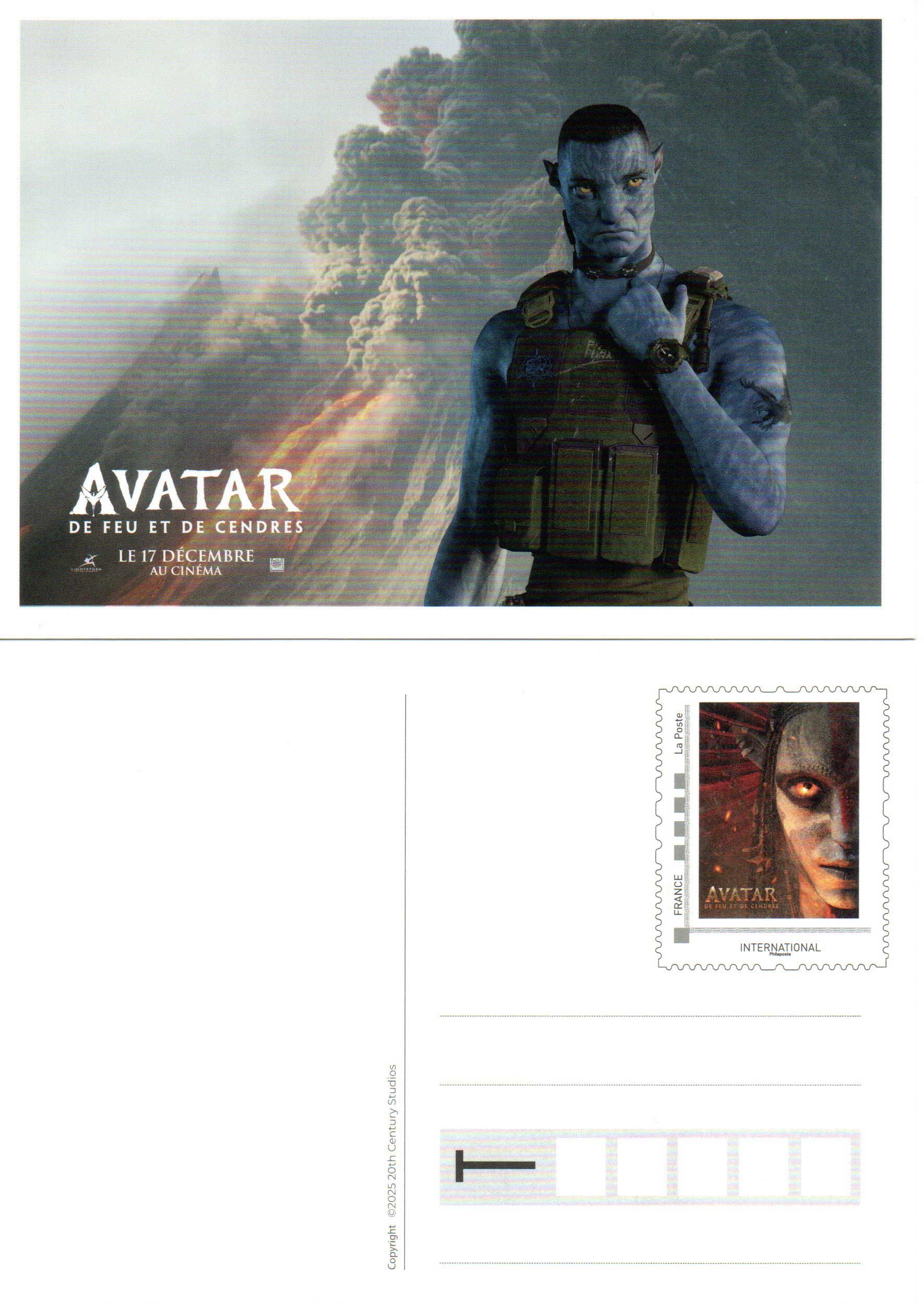 2026 #NFTimbre6.4– AVATAR - de feu et de cendres