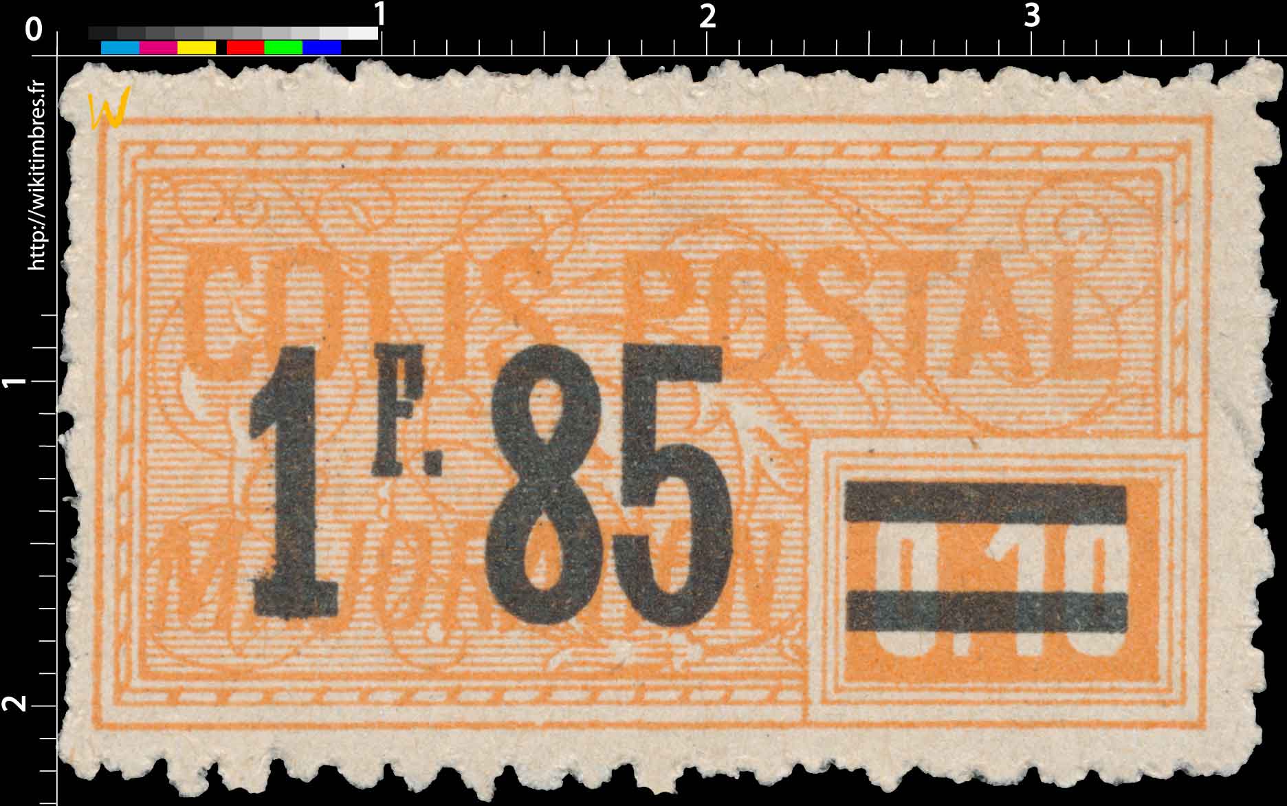 1926 COLIS POSTAL MAJORATION