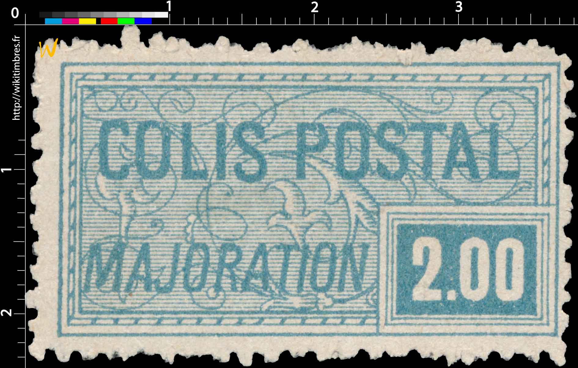 1926 COLIS POSTAL MAJORATION