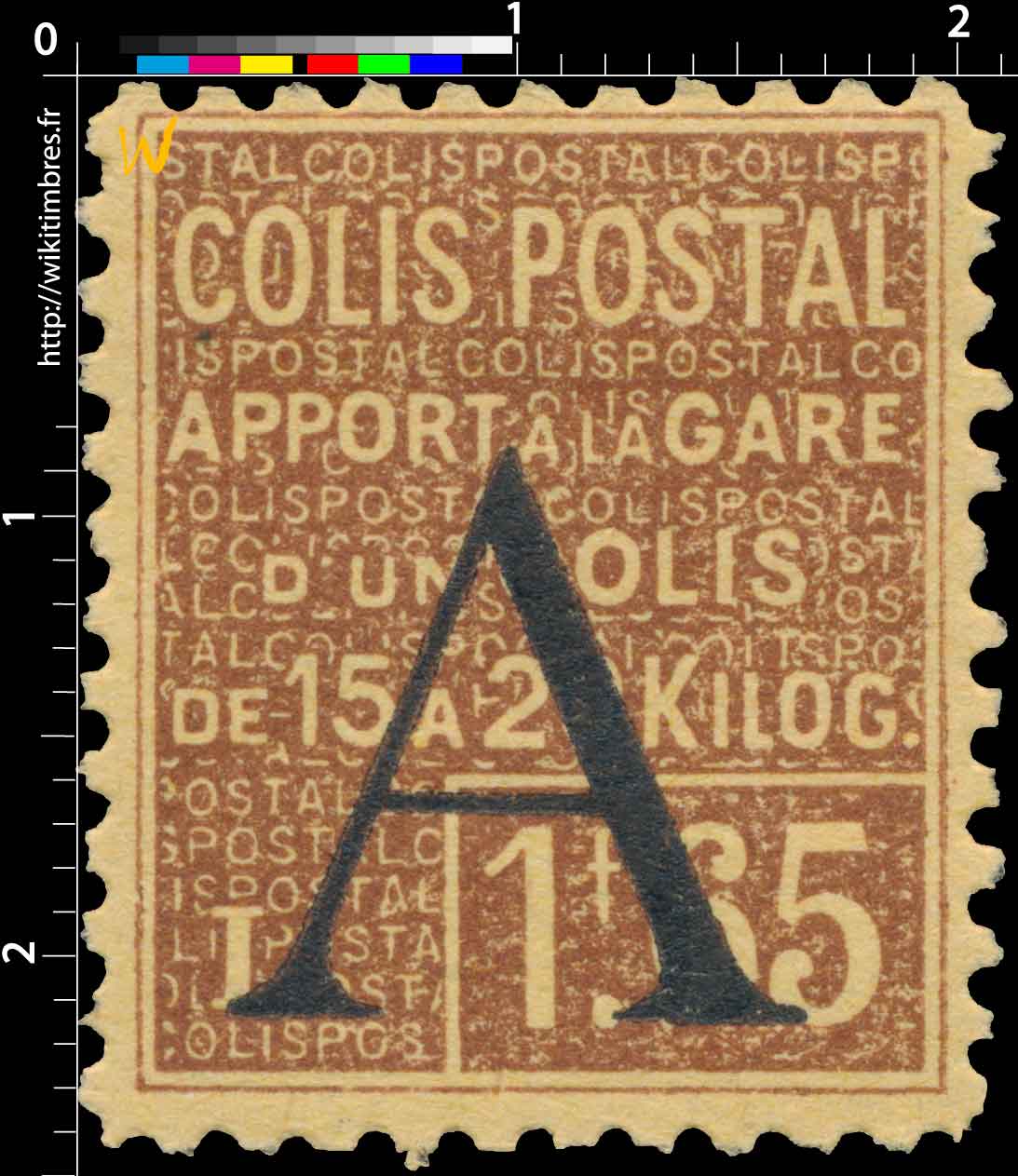 1928  COLIS POSTAL Apport à la gare d'un colis de 15 à 20 kilos