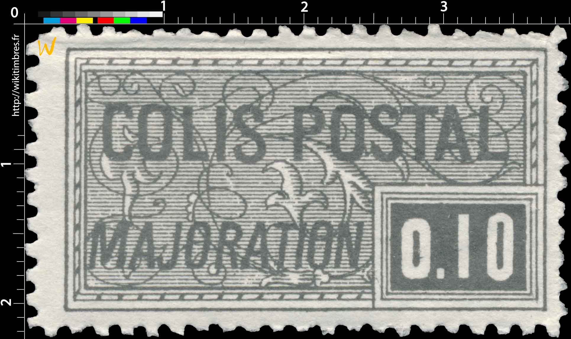 1938 COLIS POSTAL MAJORATION