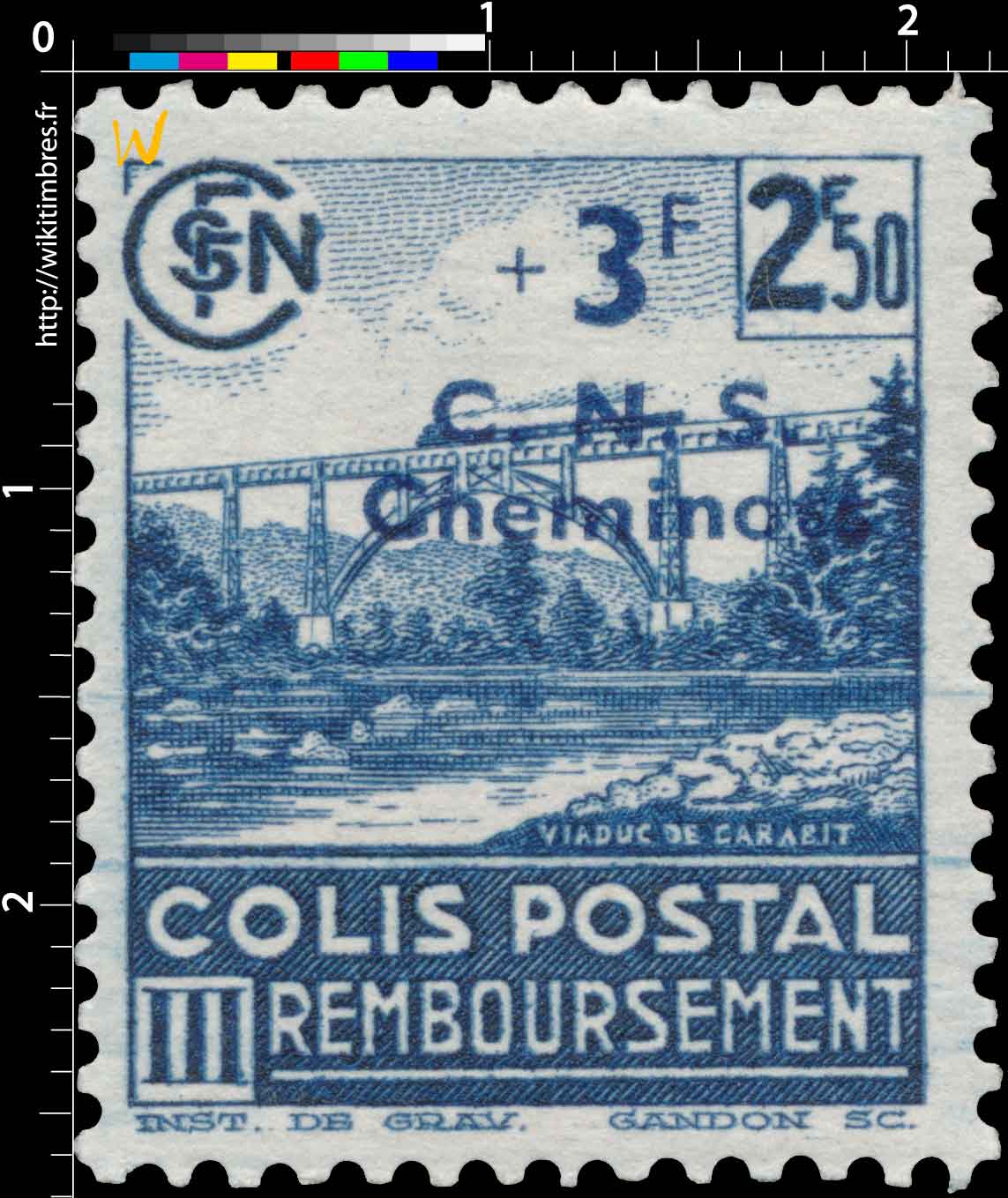 1942 COLIS POSTAL Remboursement