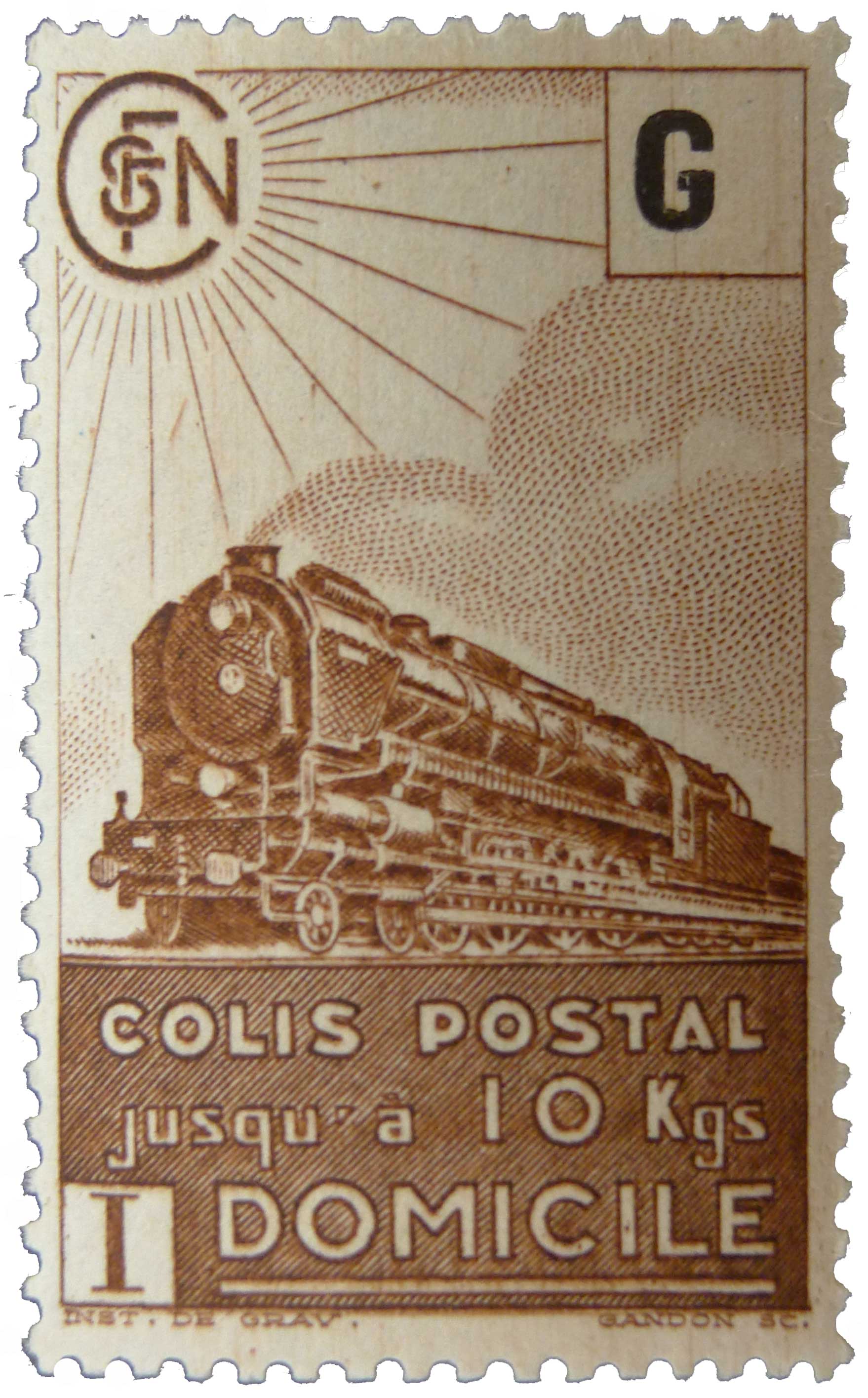 1945 COLIS POSTAL Jusqu'à 10Kgs domicile