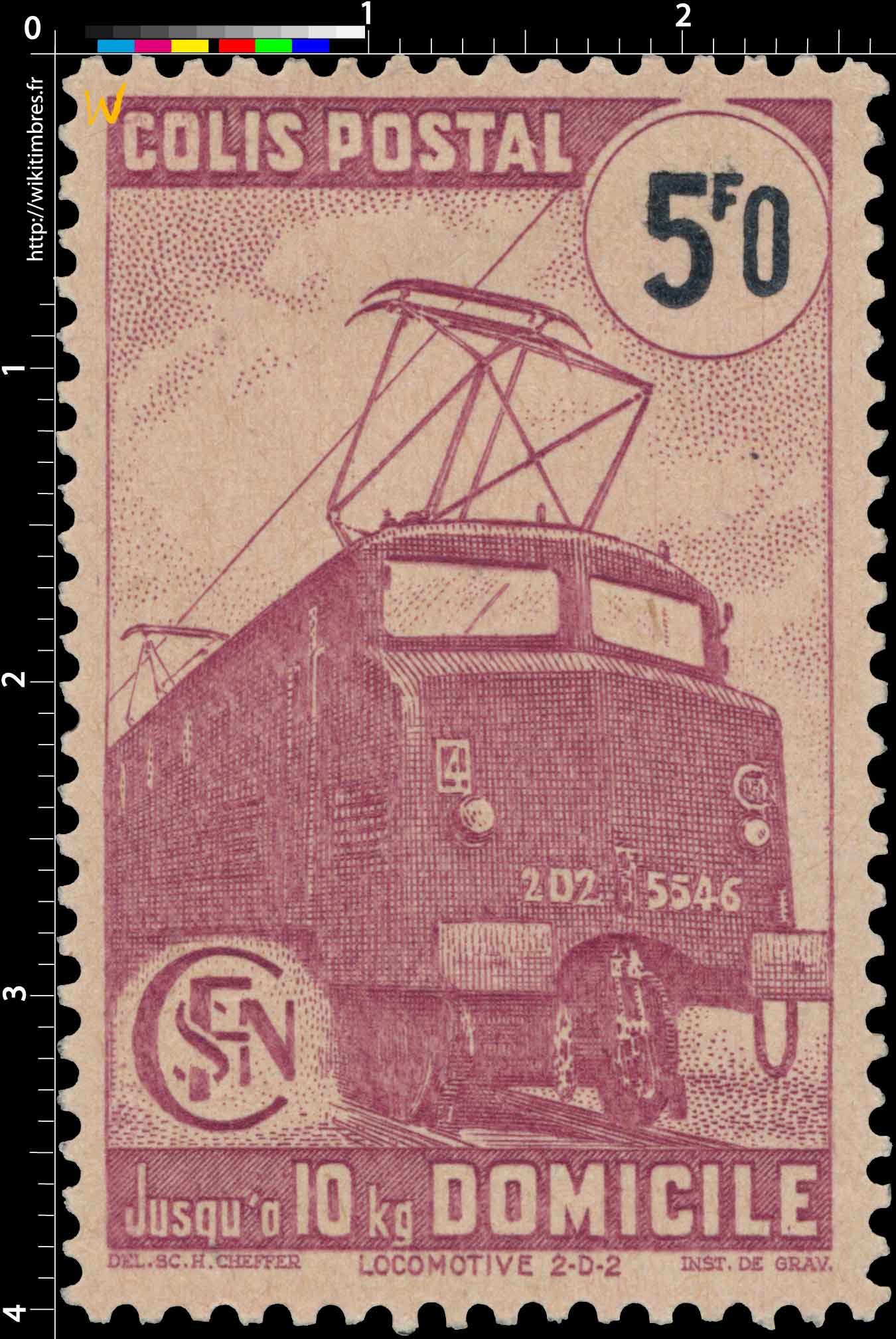 1945 COLIS POSTAL jusqu'à 10Kgs domicile