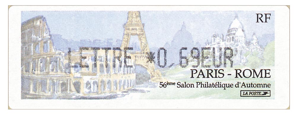 2002 56e SALON PHILATÉLIQUE D'AUTOMNE PARIS - ROME