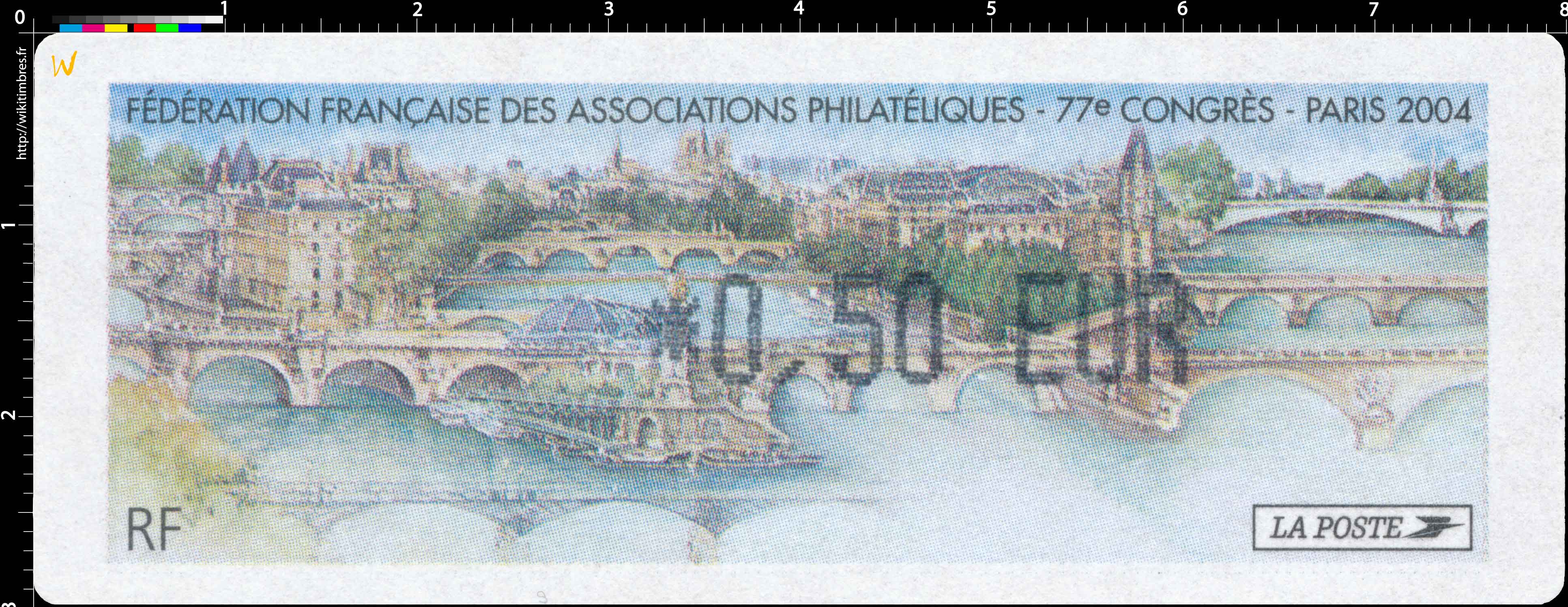 2004 Fédération Française des associations philatélique - 77 ᵉ Congrès - Paris