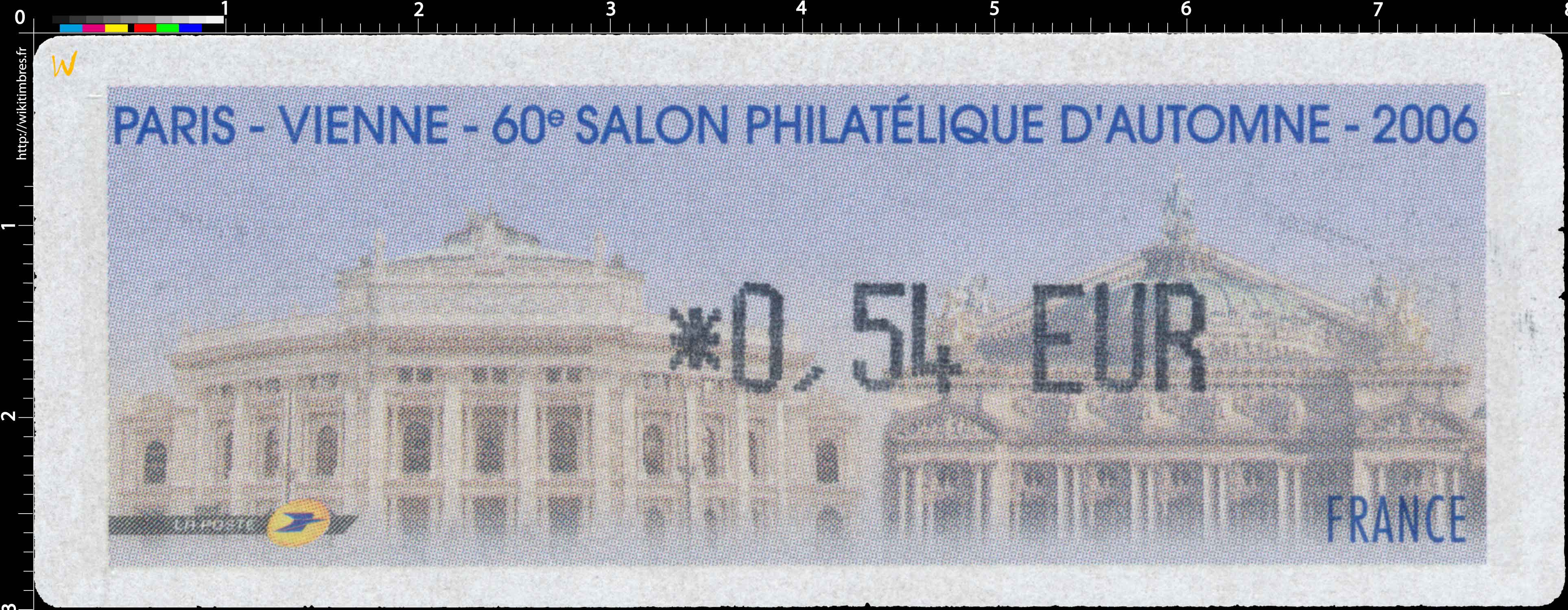 2006 Paris - Vienne - 60e SALON PHILATÉLIQUE D'AUTOMNE