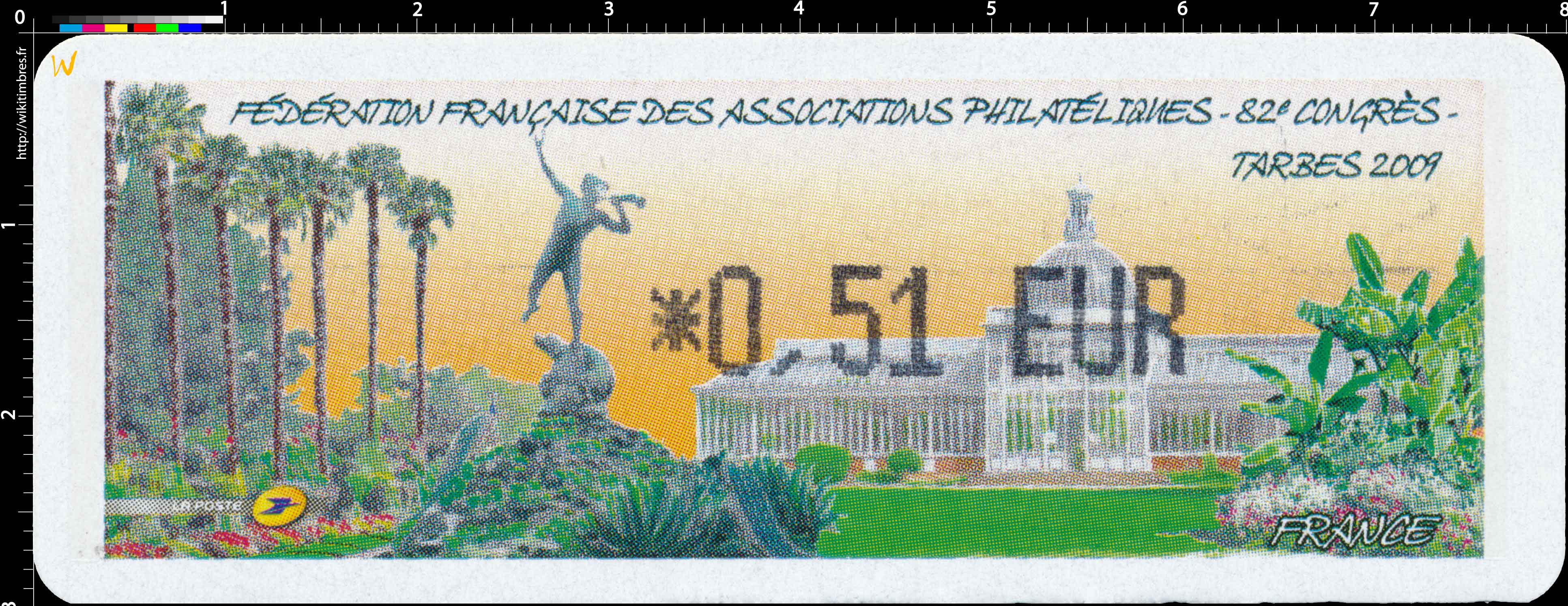 FÉDÉRATION FRANÇAISE DES ASSOCIATIONS PHILATÉLIQUES – 82e CONGRÈS – TARBES 2009