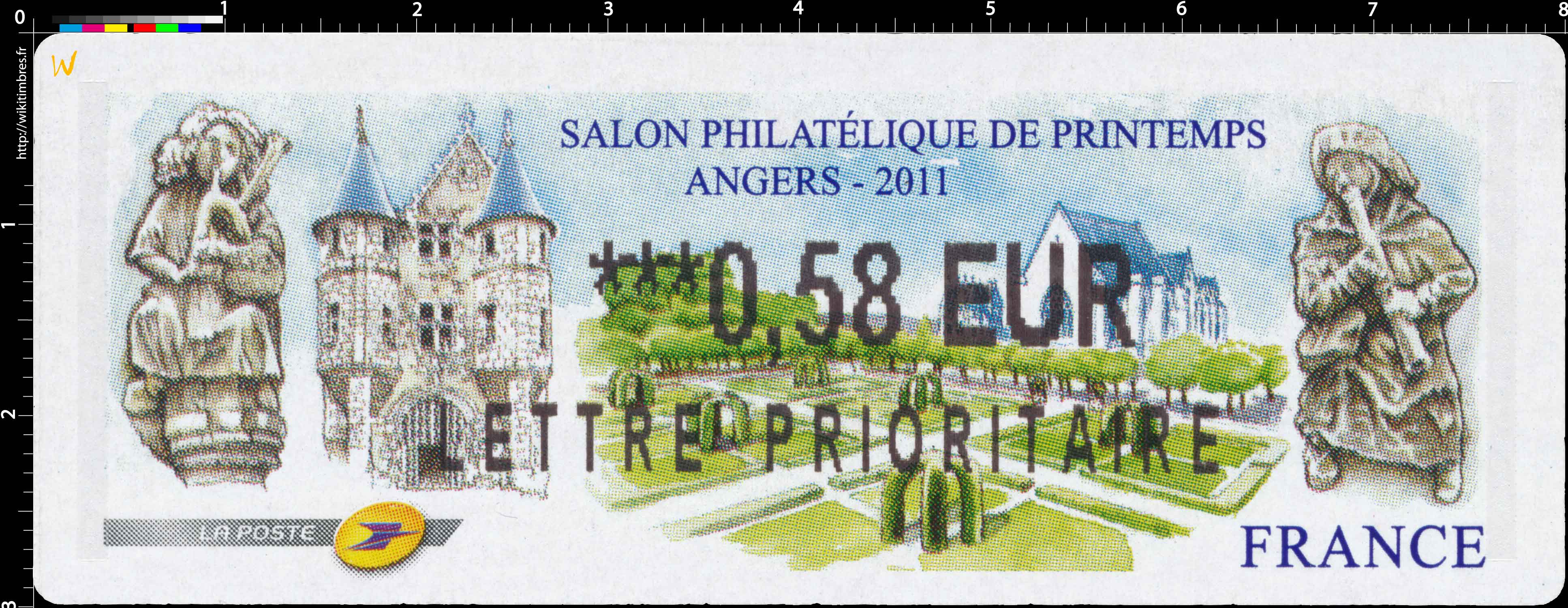 SALON PHILATÉLIQUE DE PRINTEMPS ANGERS 2011