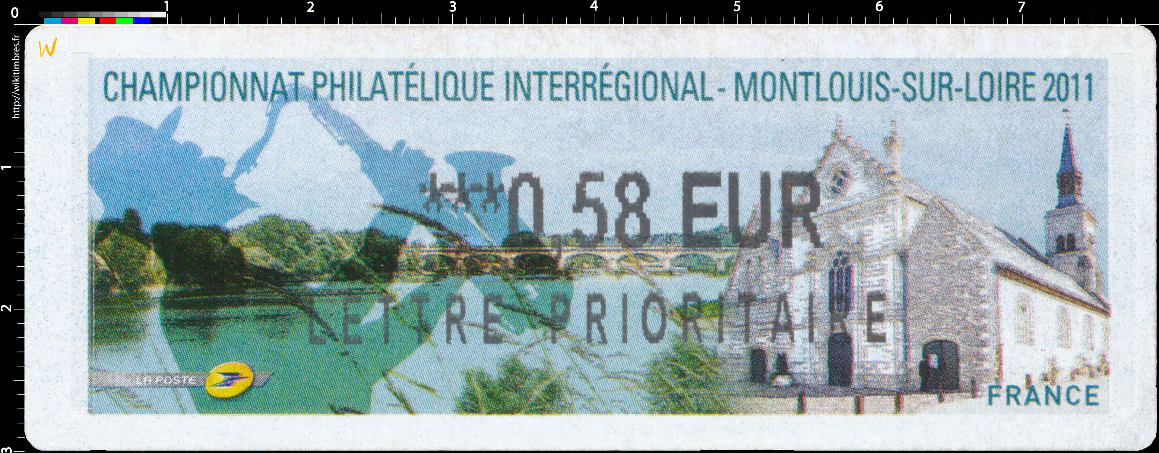 CHAMPIONNAT PHILATÉLIQUE INTERRÉGIONAL MONTLOUIS-SUR-LOIRE 2011