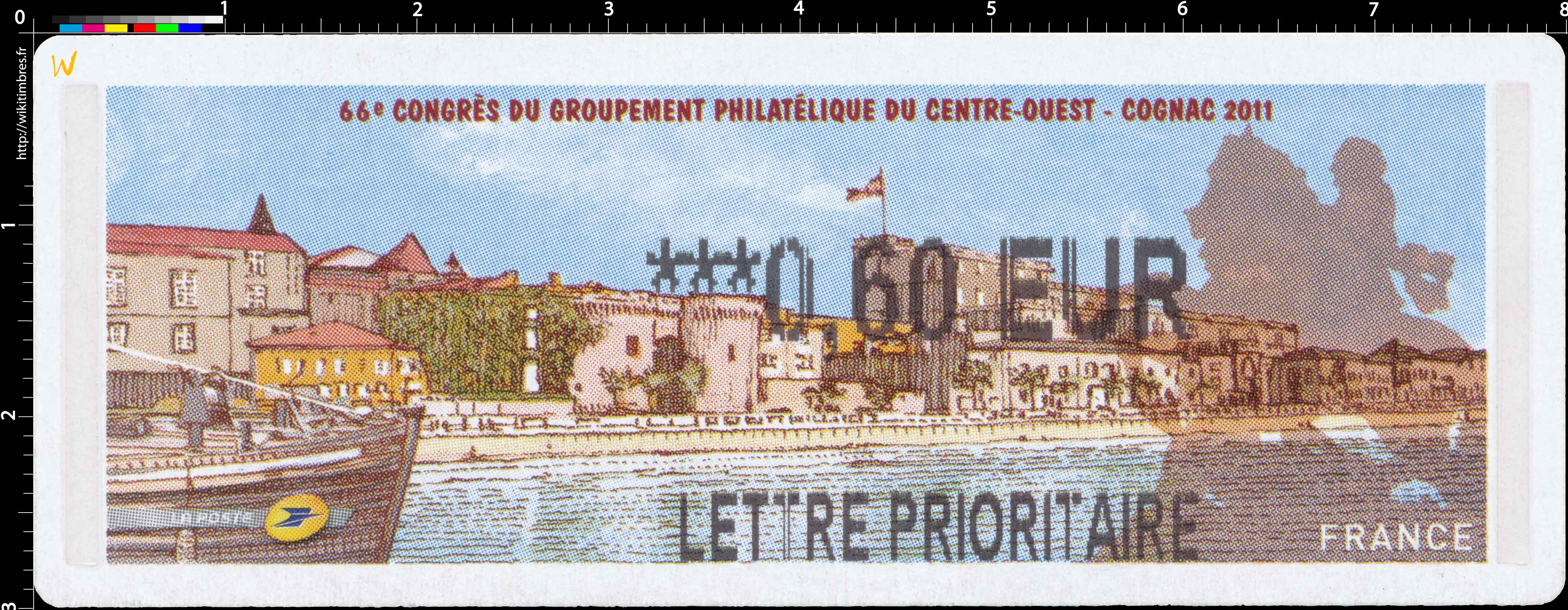 66e Congrès du groupement philatélique du centre-ouest - cognac 2011