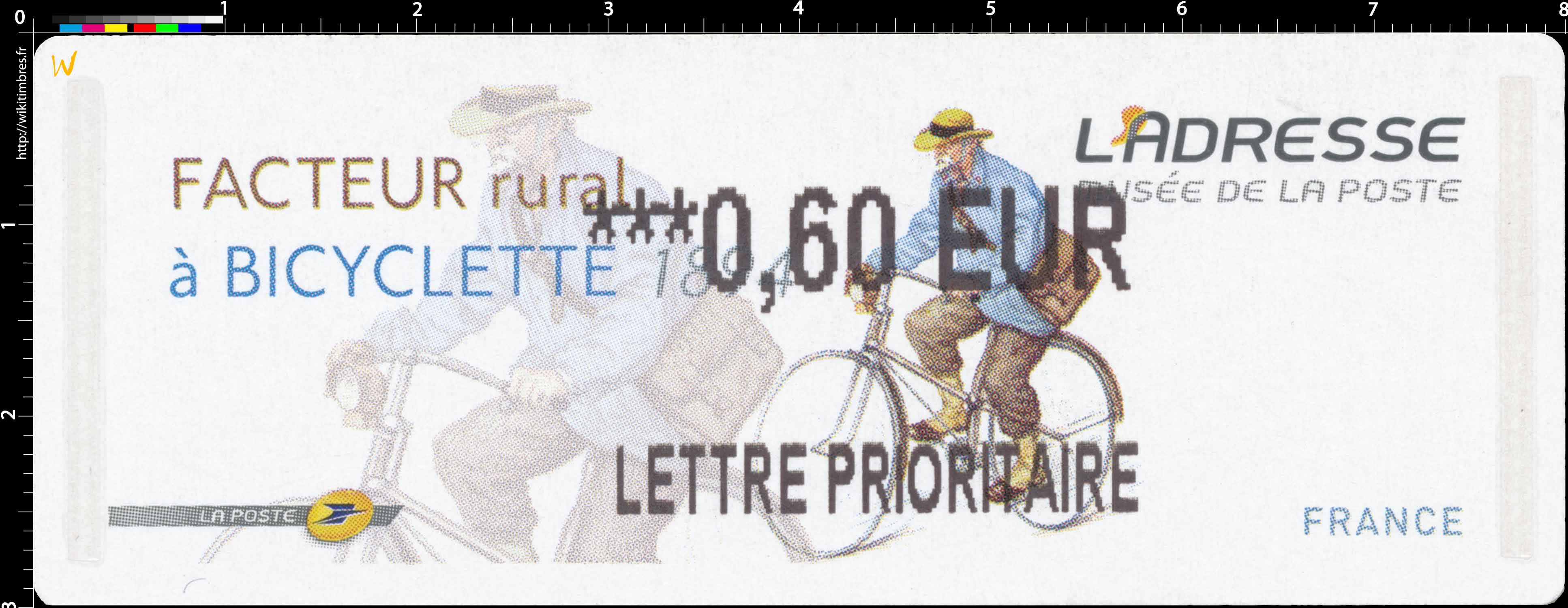 Facteur rural à Bicyclette 1894 L'adresse musée de La Poste