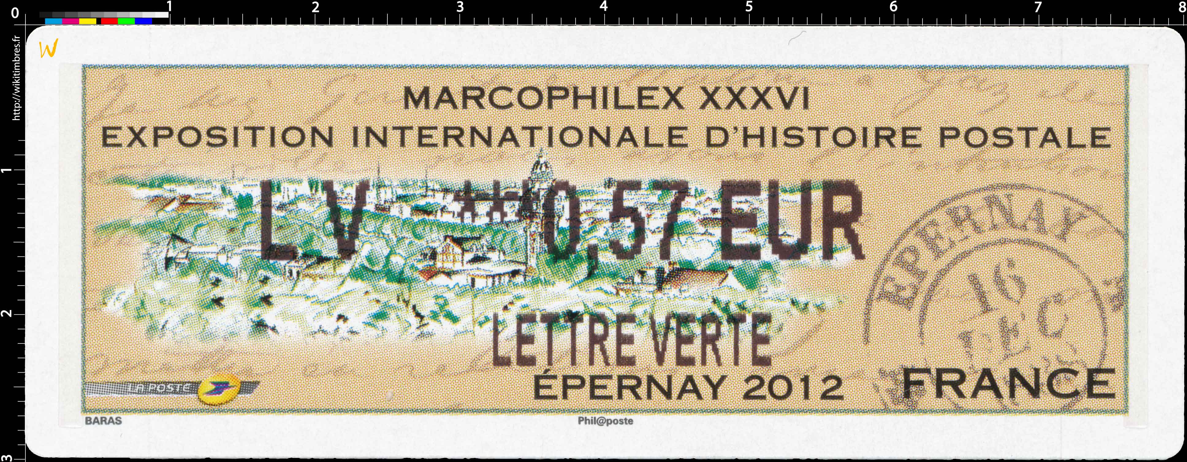MARCOPHILEX XXXVI Exposition internationale d'histoire postale