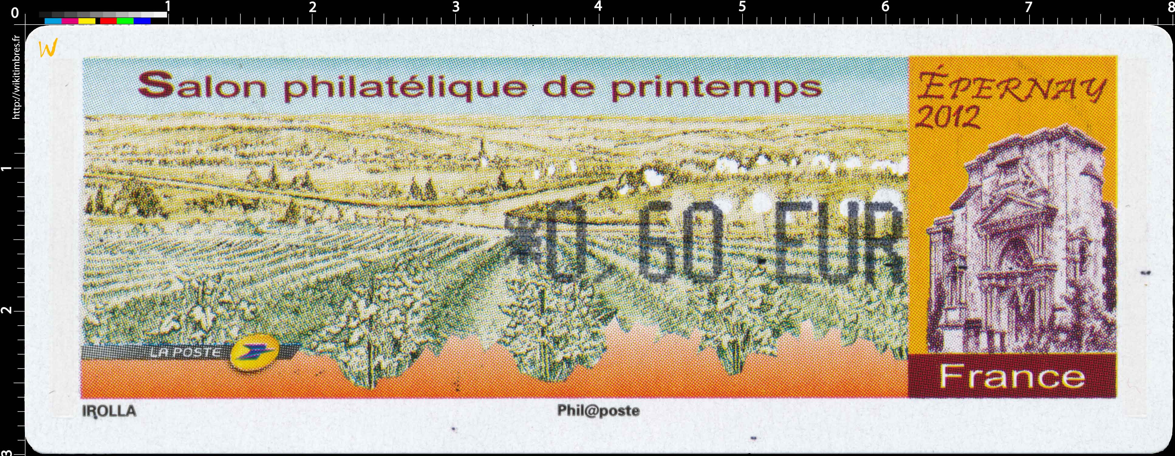 2012 Salon philatélique de printemps Épernay