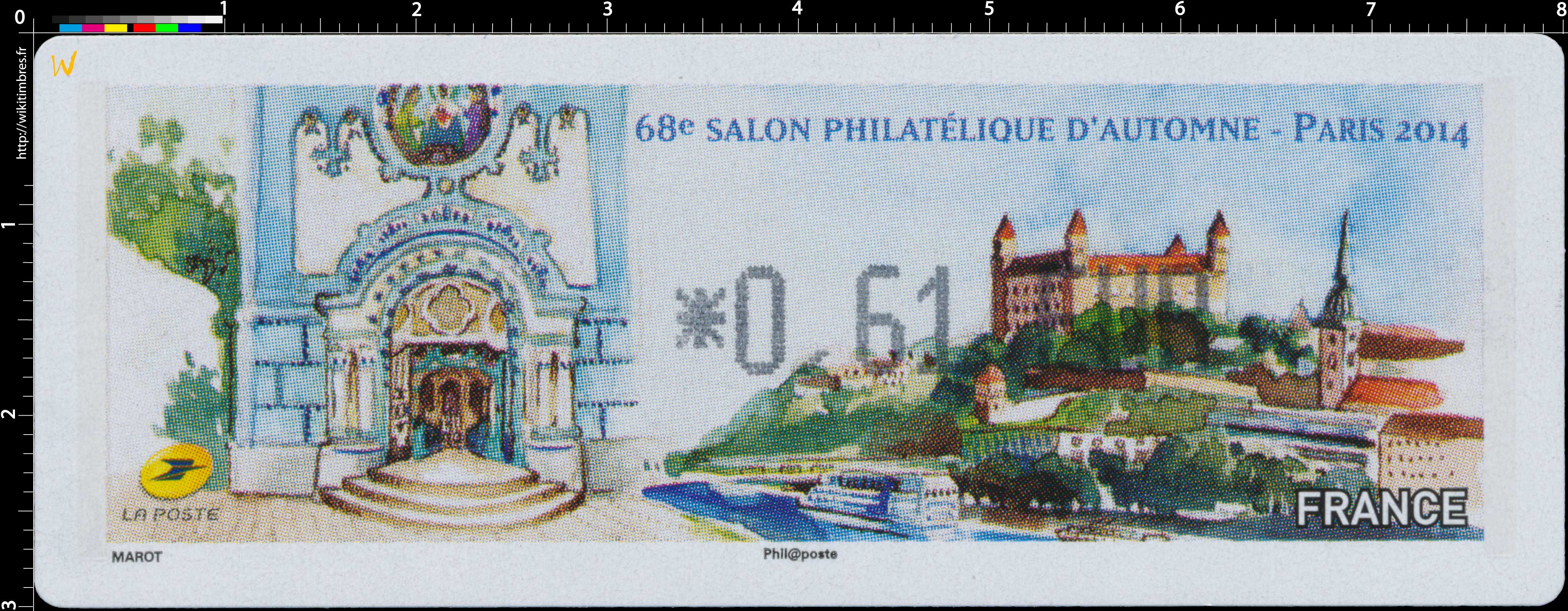 2014 68e Salon philatélique d'automne Paris