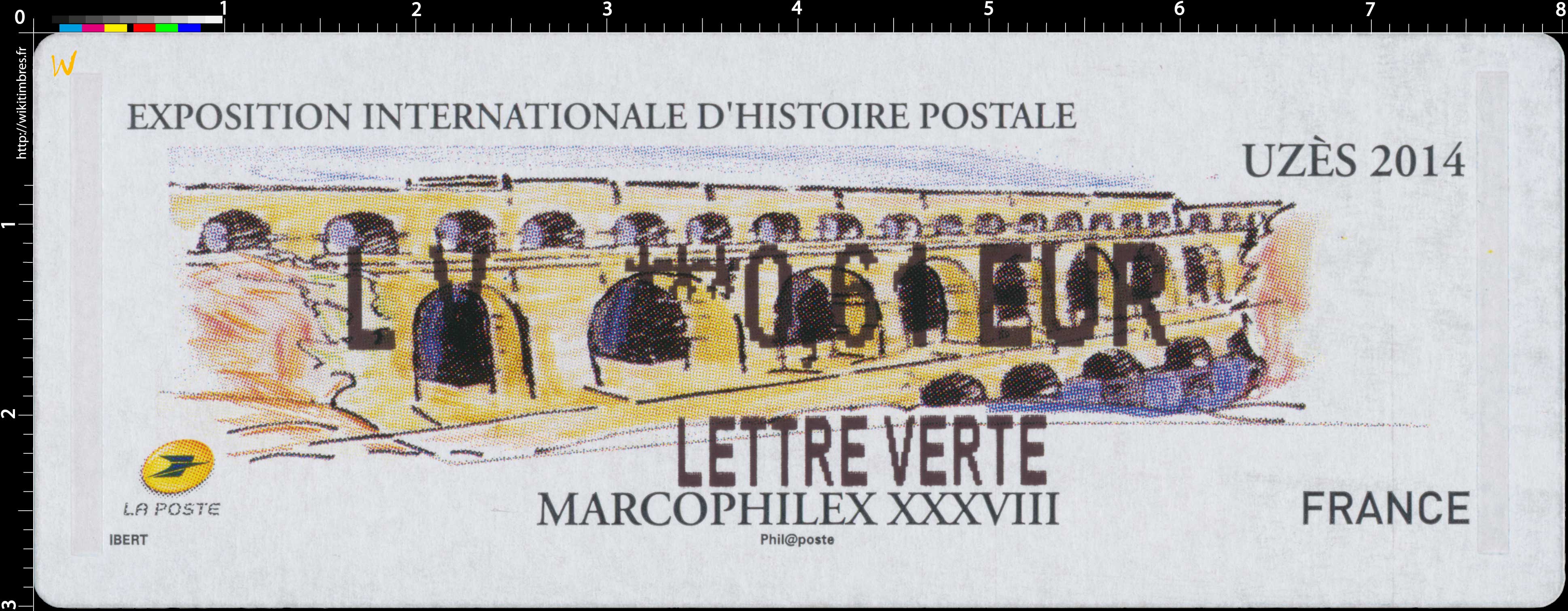 2014 LISA Marcophilex XXXVIII - UZES