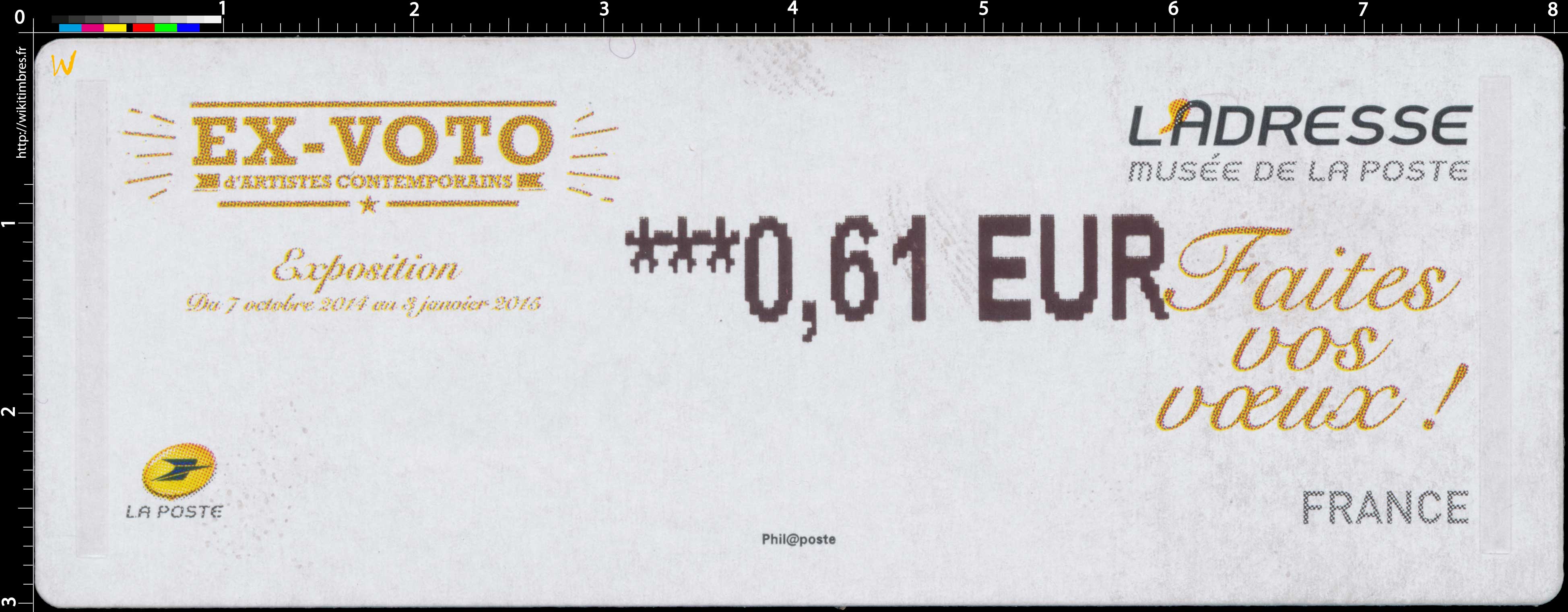 2014 LISA Ex Voto faites vos voeux