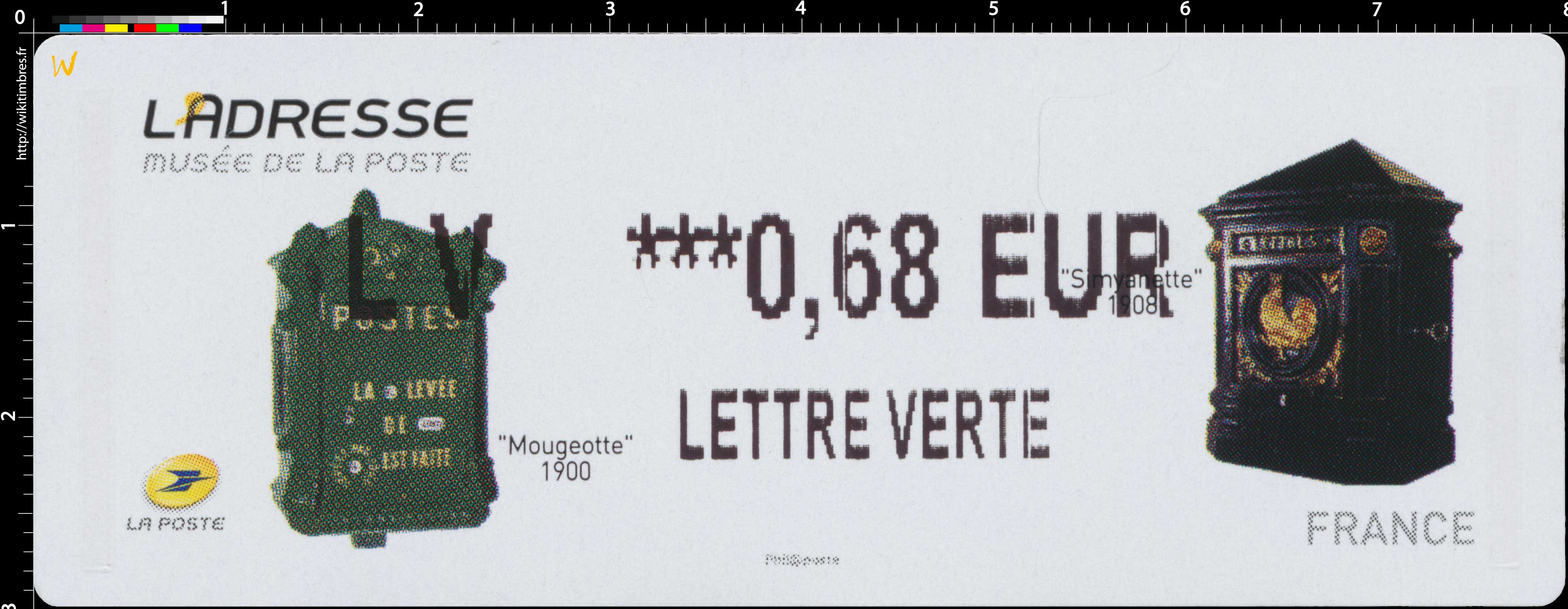 L'adresse Mougeotte 1900 - Simyanette 1908