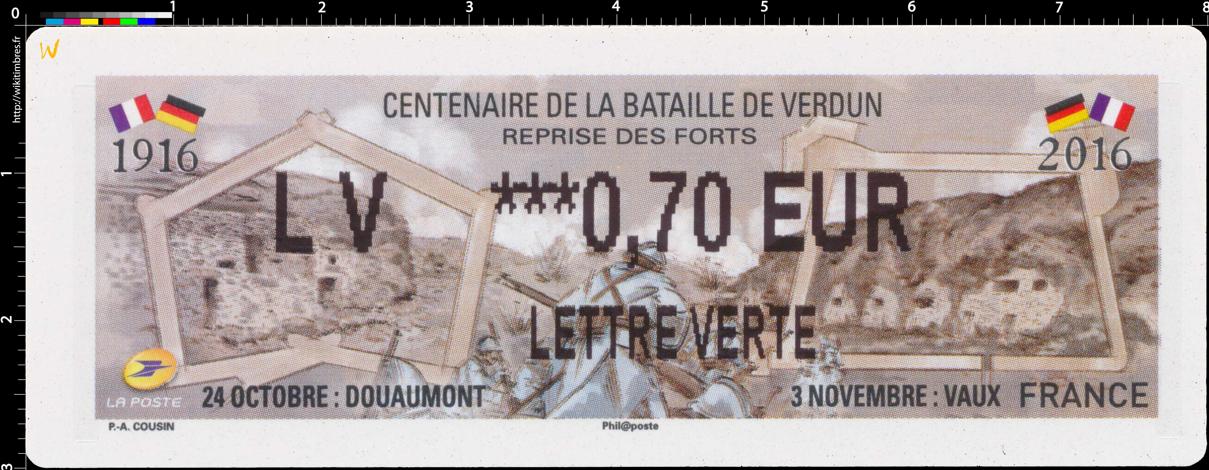 2016 Centenaire de la bataille de Verdun - reprise des forts