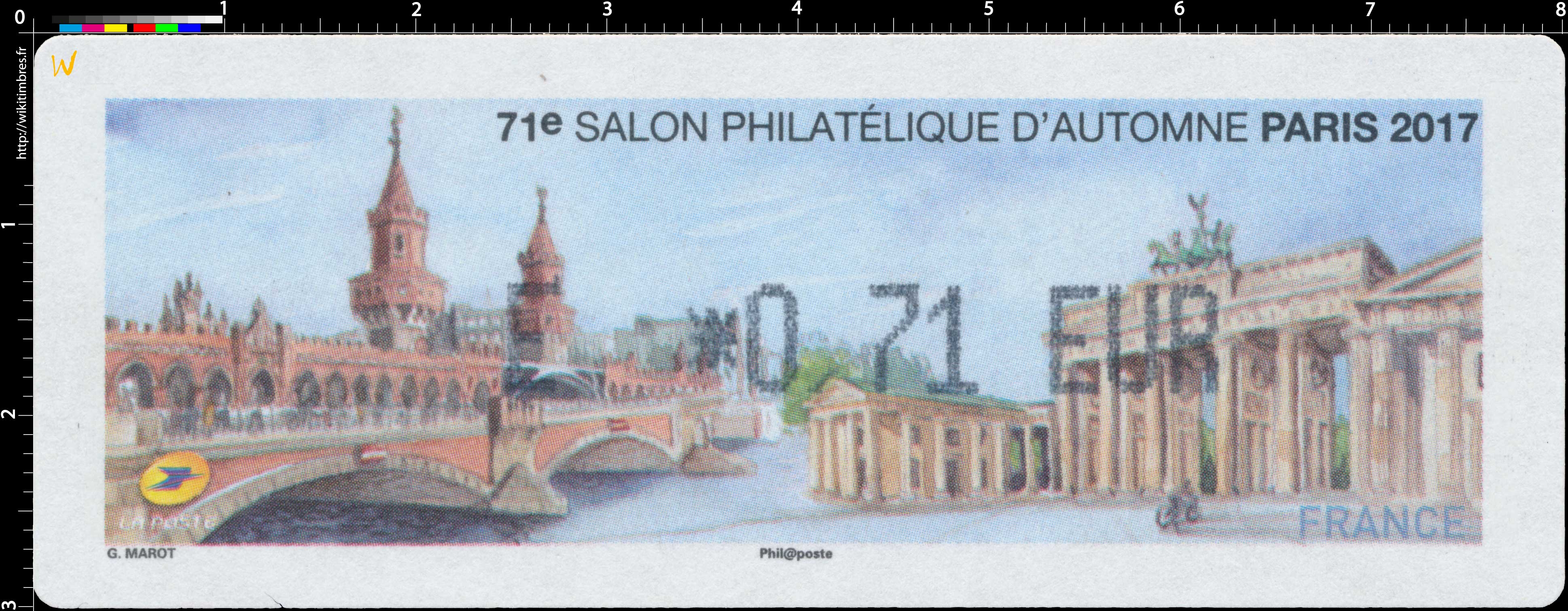 2017 71e Salon Philatélique d’Automne Paris