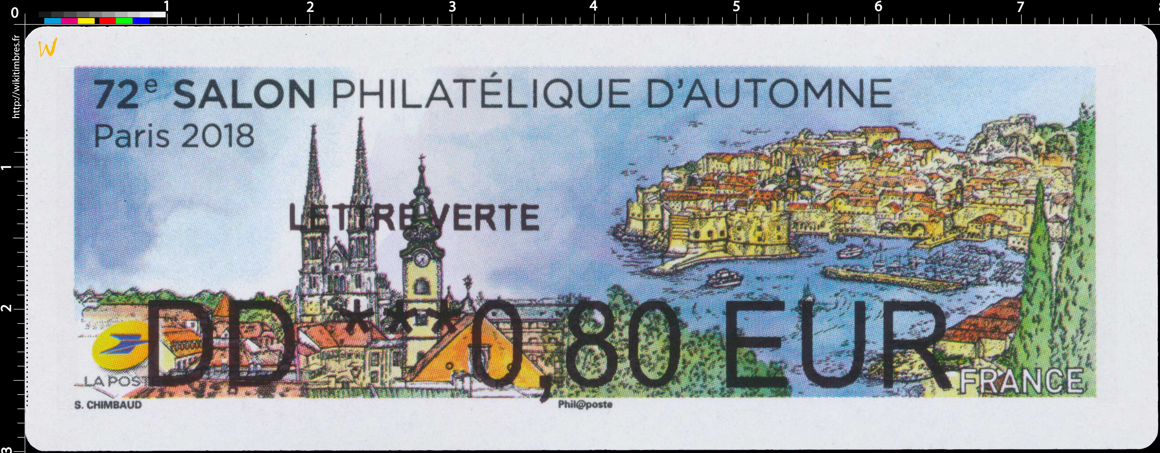 72e salon philatélique d’automne – Paris 2018 