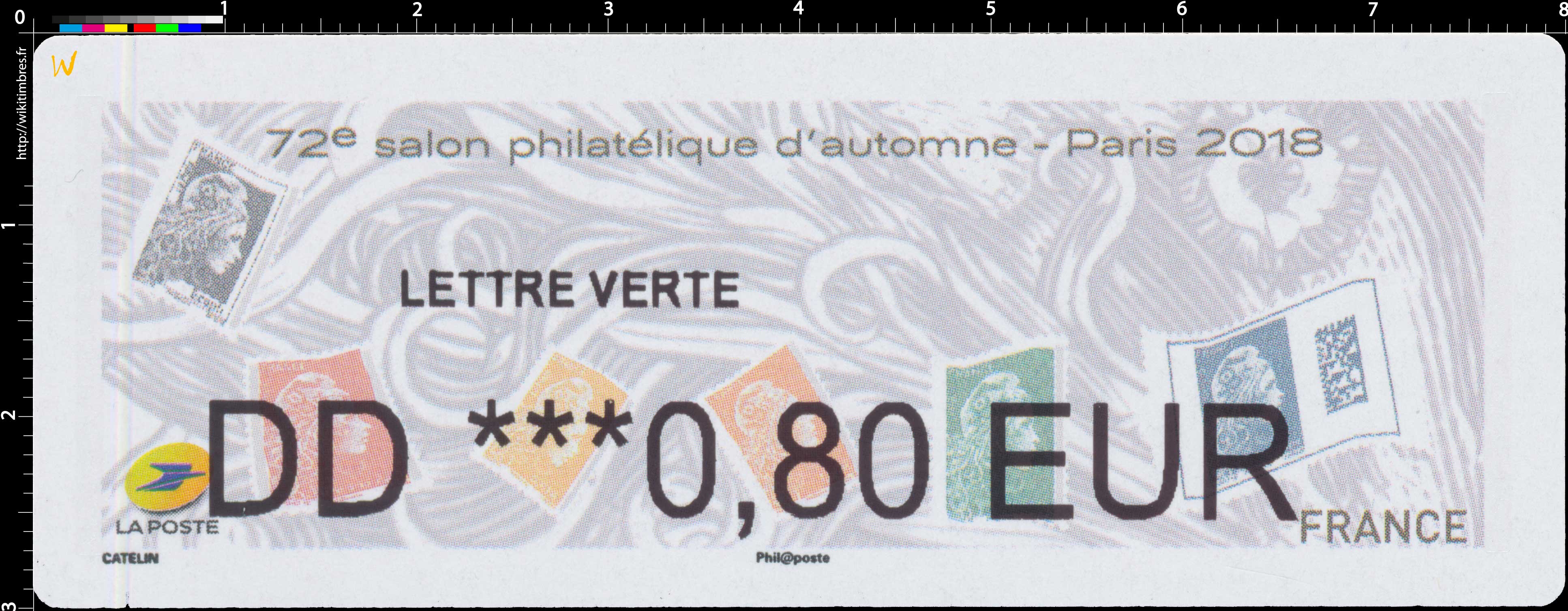 72e salon philatélique d’automne – Paris 2018