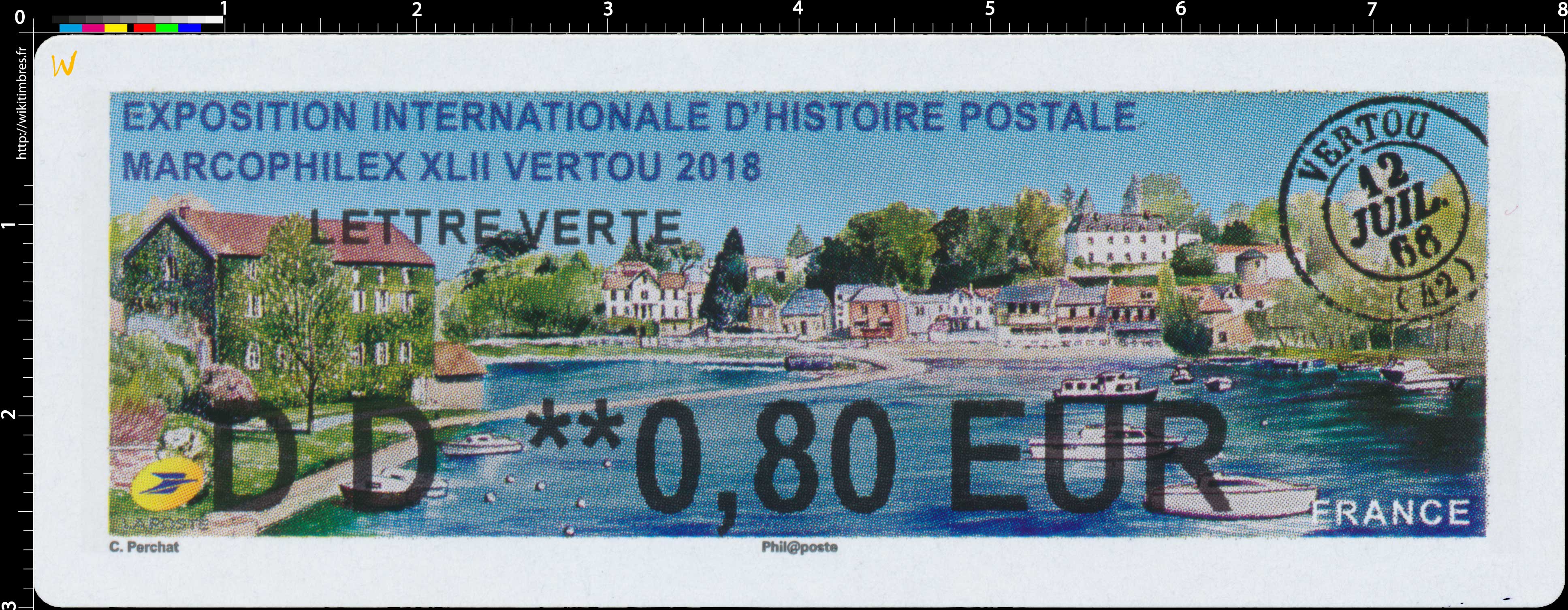 2018 exposition internationale d'histoire postale -  Marcophilex XLII Vertou 2018