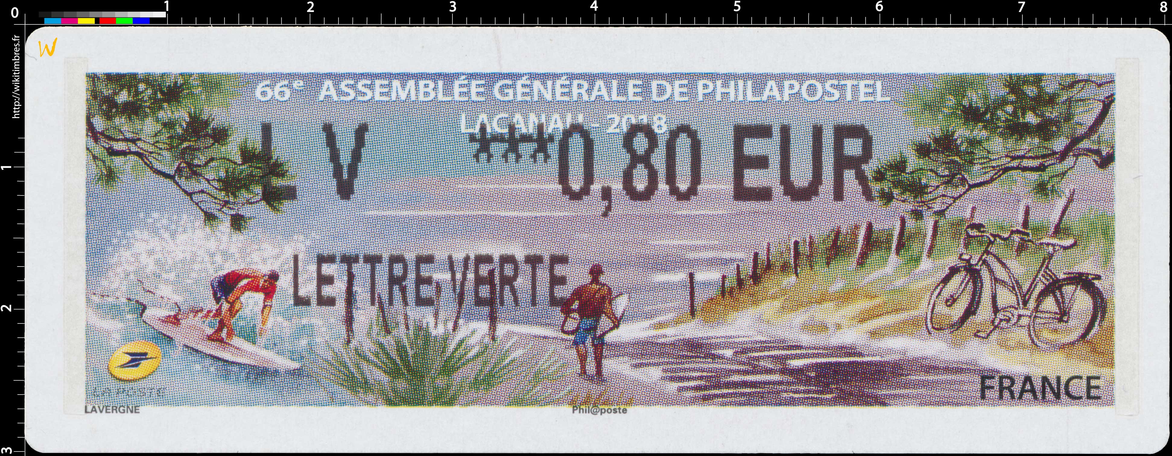 2018  66e Assemblée Générale de Philapostel - Lacanau 