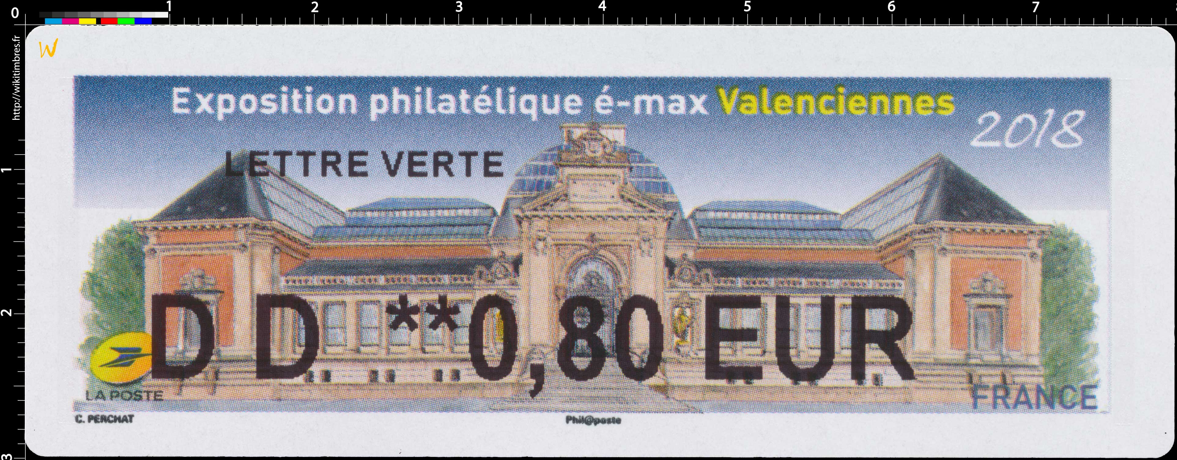 2018 Exposition philatélique é-max Valenciennes