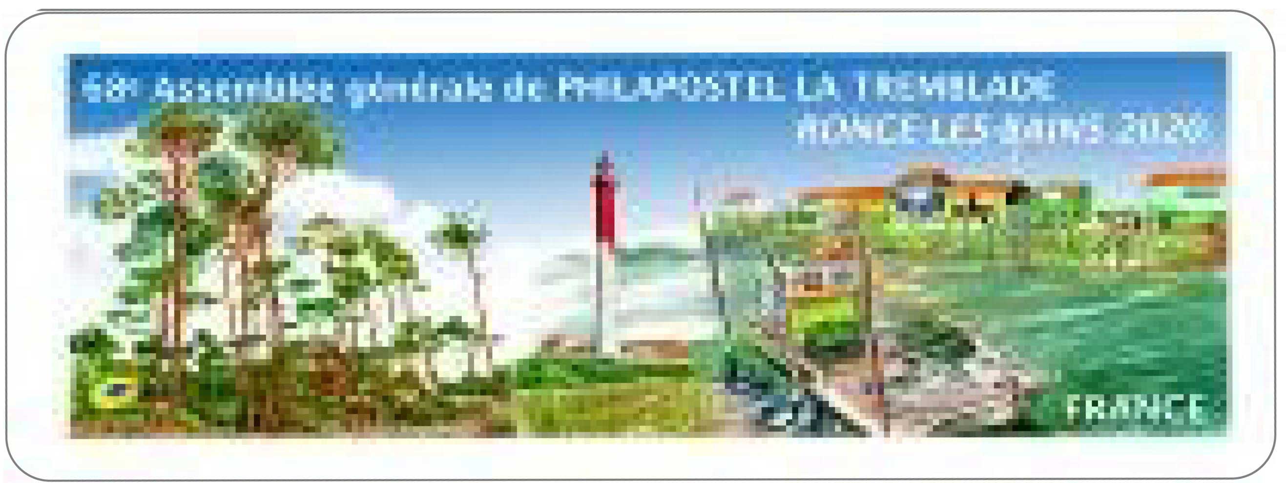 2020 LISA 68e ASSEMBLEE GENERALE DE PHILAPOSTEL  LA TREMBLADE RONCE LES BAINS