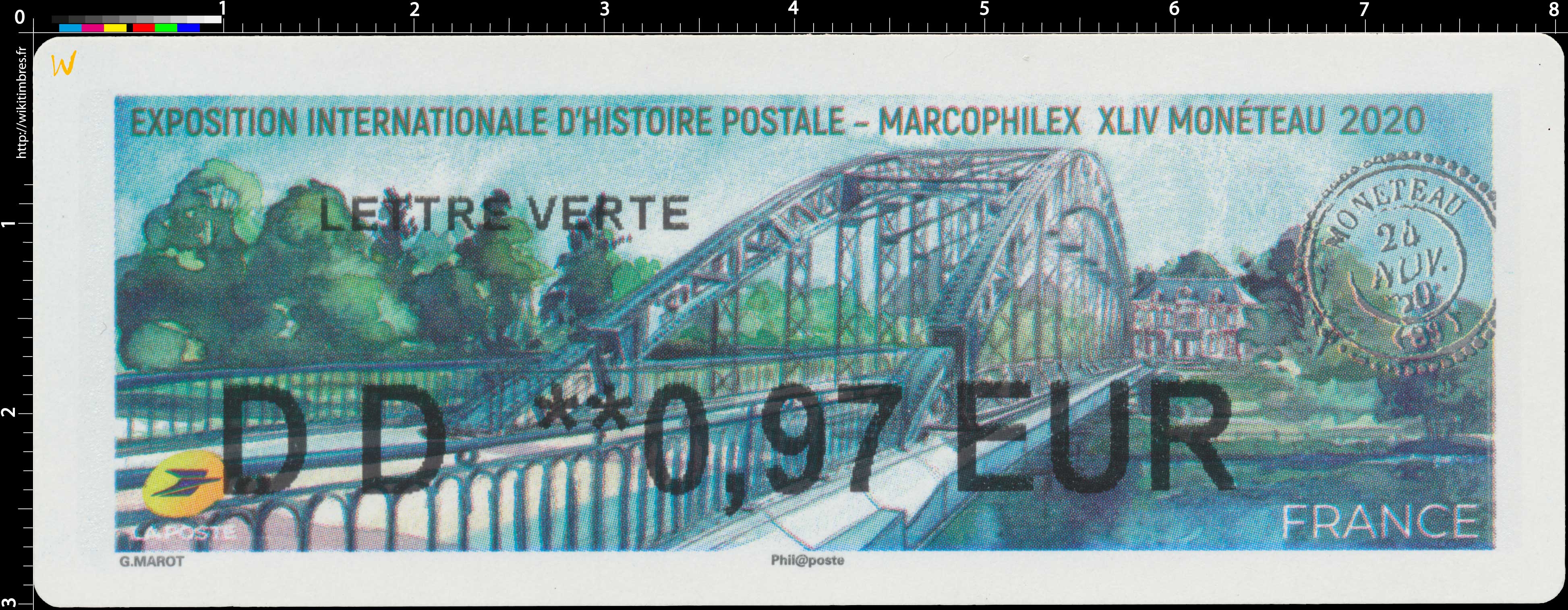 2020  Exposition internationale d'histoire postale - Macophilex XLIV Monéteau