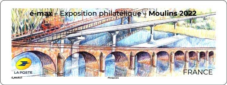 2022 é-max Exposition philatélique - Moulins
