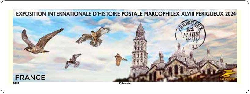 2024 EXPOSITION INTERNATIONALE D'HISTOIRE POSTALE MARCOPHILEX XLVIII - PÉRIGUEUX 2024