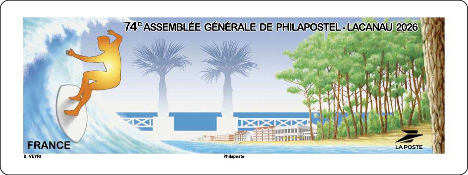 2026 74e ASSEMBLÉE GÉNÉRALE de PHILAPOSTEL - LACANAU