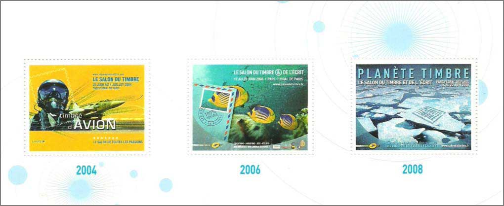2008 Feuillet Salons du timbre