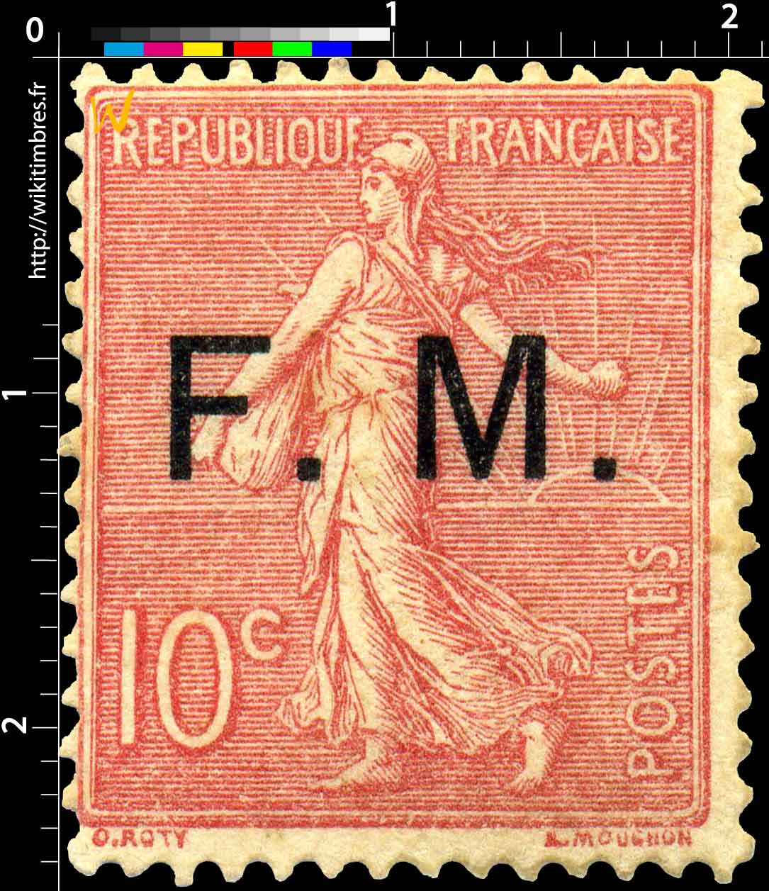 1906 Sans légende particulière - type semeuse lignée / surchargé 