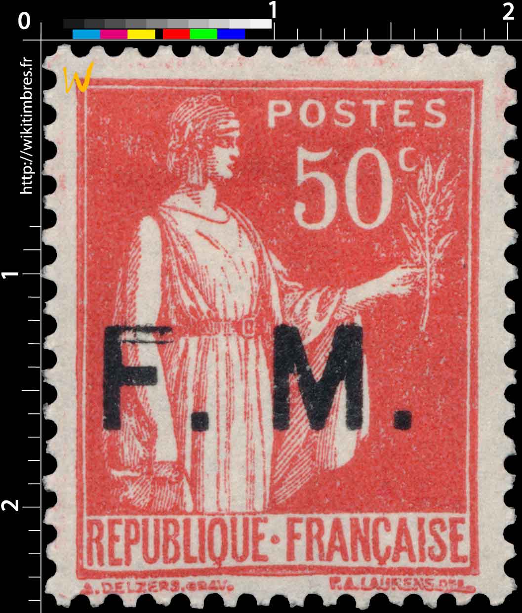 1933 Sans légende particulière - type Paix