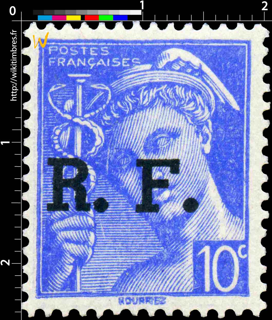 1944 Sans légende particulière - type mercure