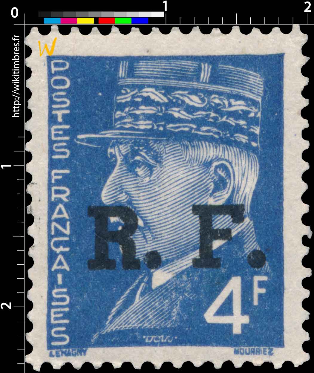 1944 Sans légende particulière - type Hourriez